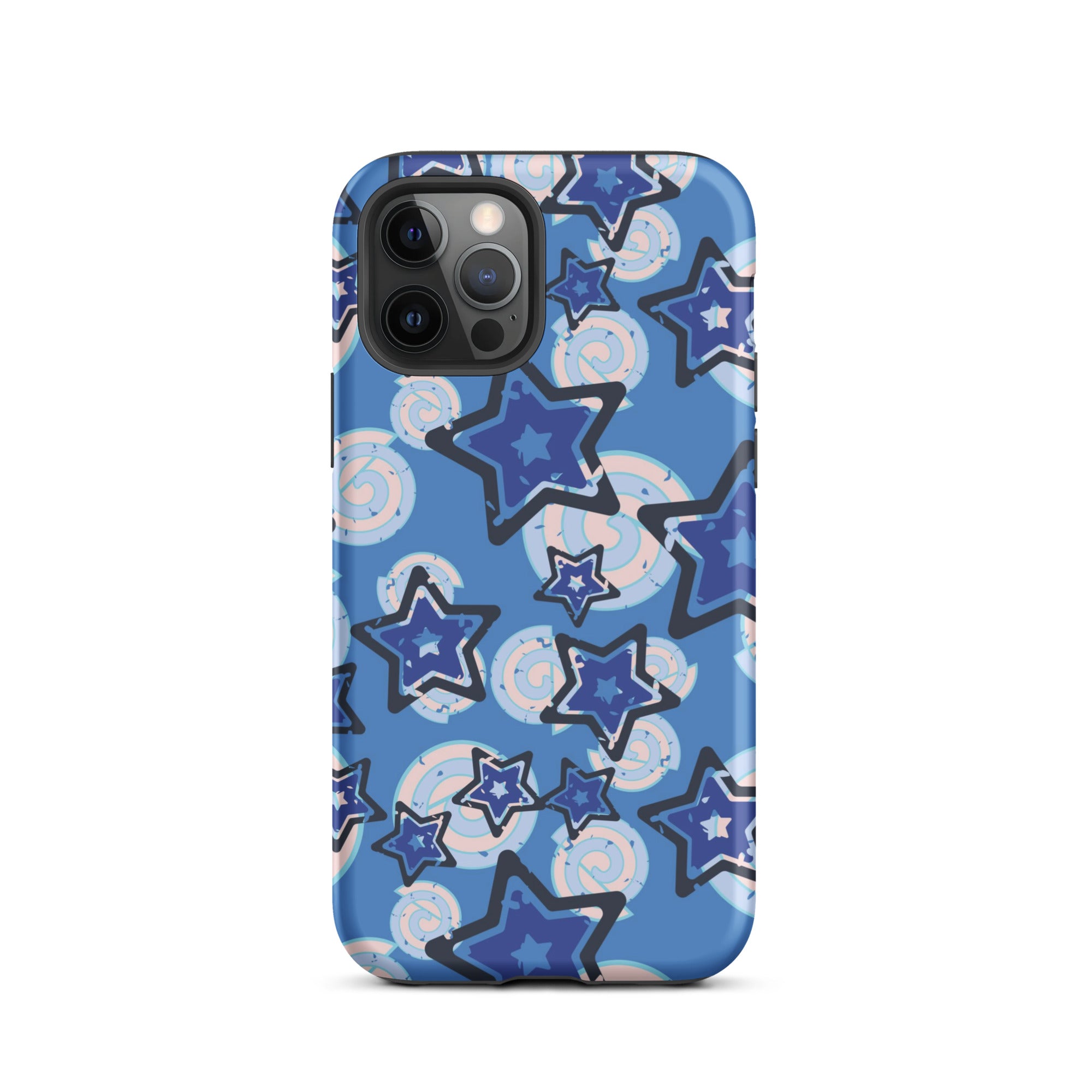 Y2K Blue Star iPhone Case iPhone 12 Pro Matte
