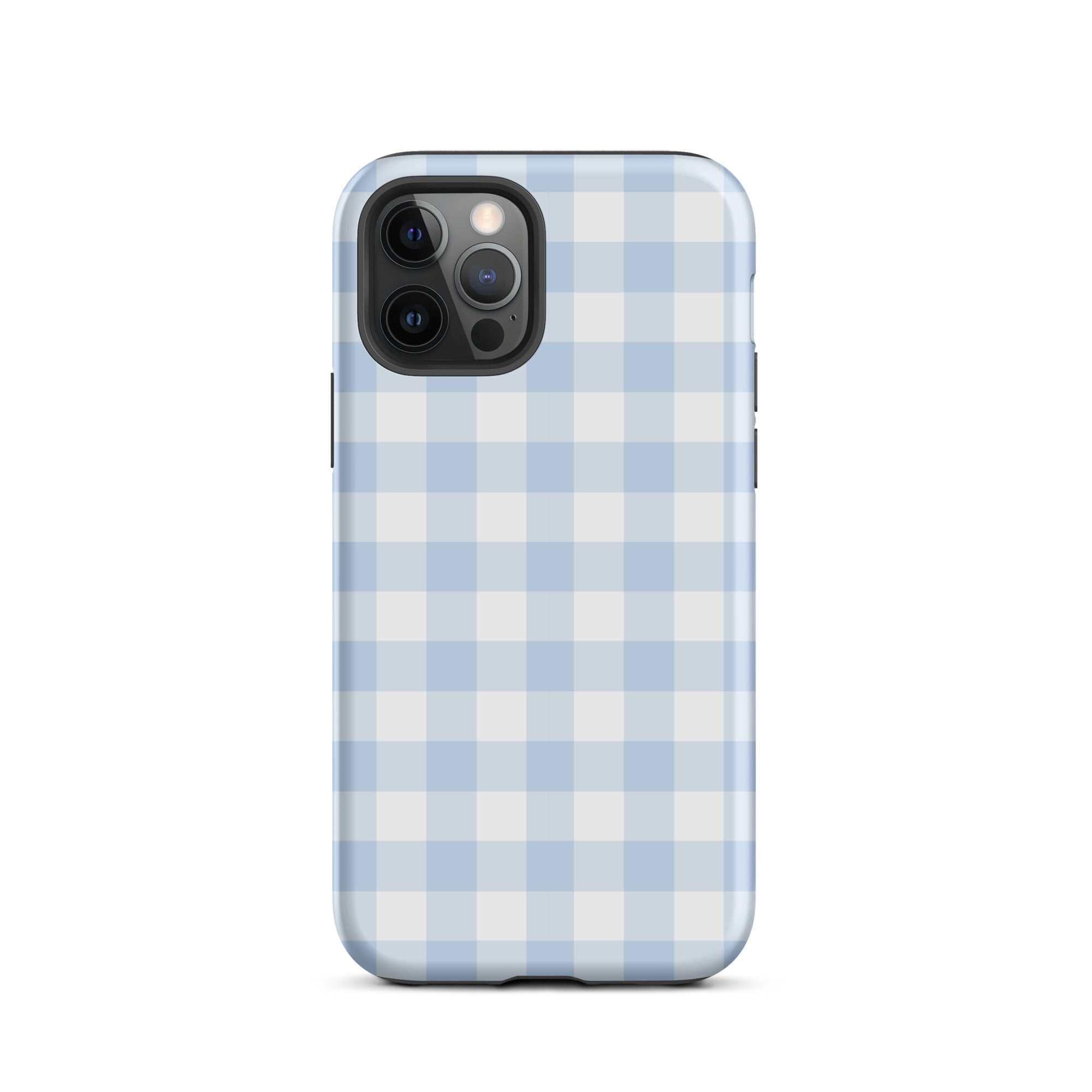 Blue Gingham iPhone Case
