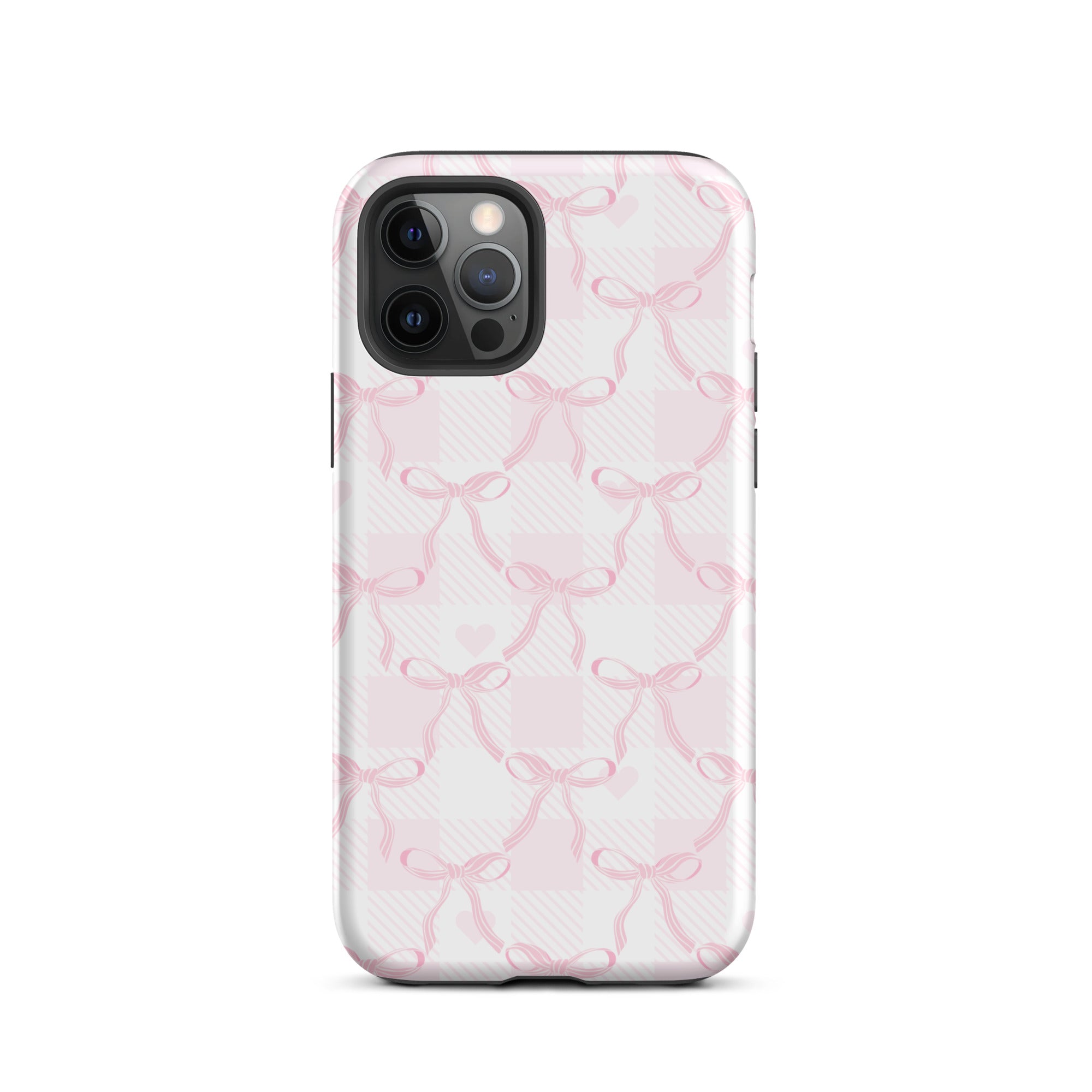Pink Ribbon Bows iPhone Case