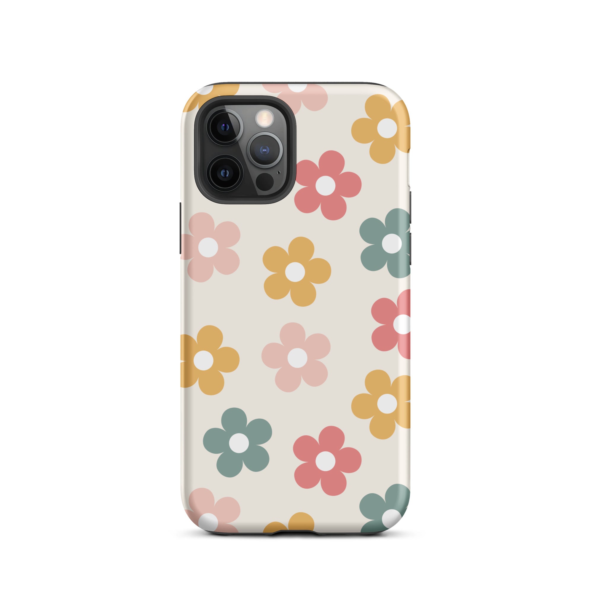 Boho Retro Flowers iPhone Case