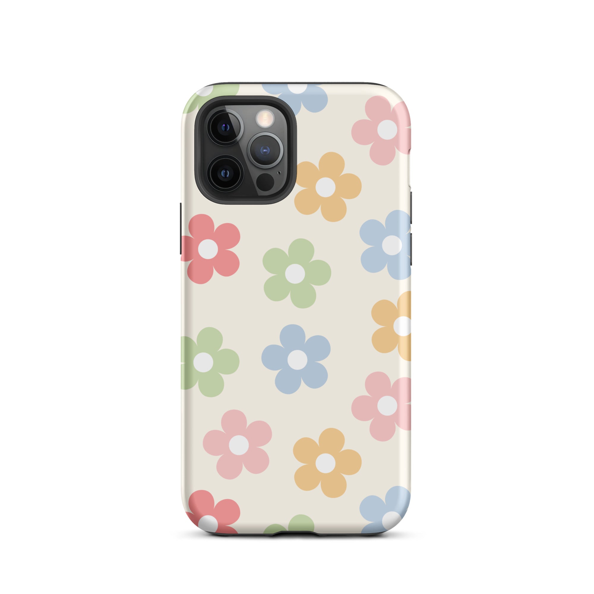 Preppy Retro Flowers iPhone Case
