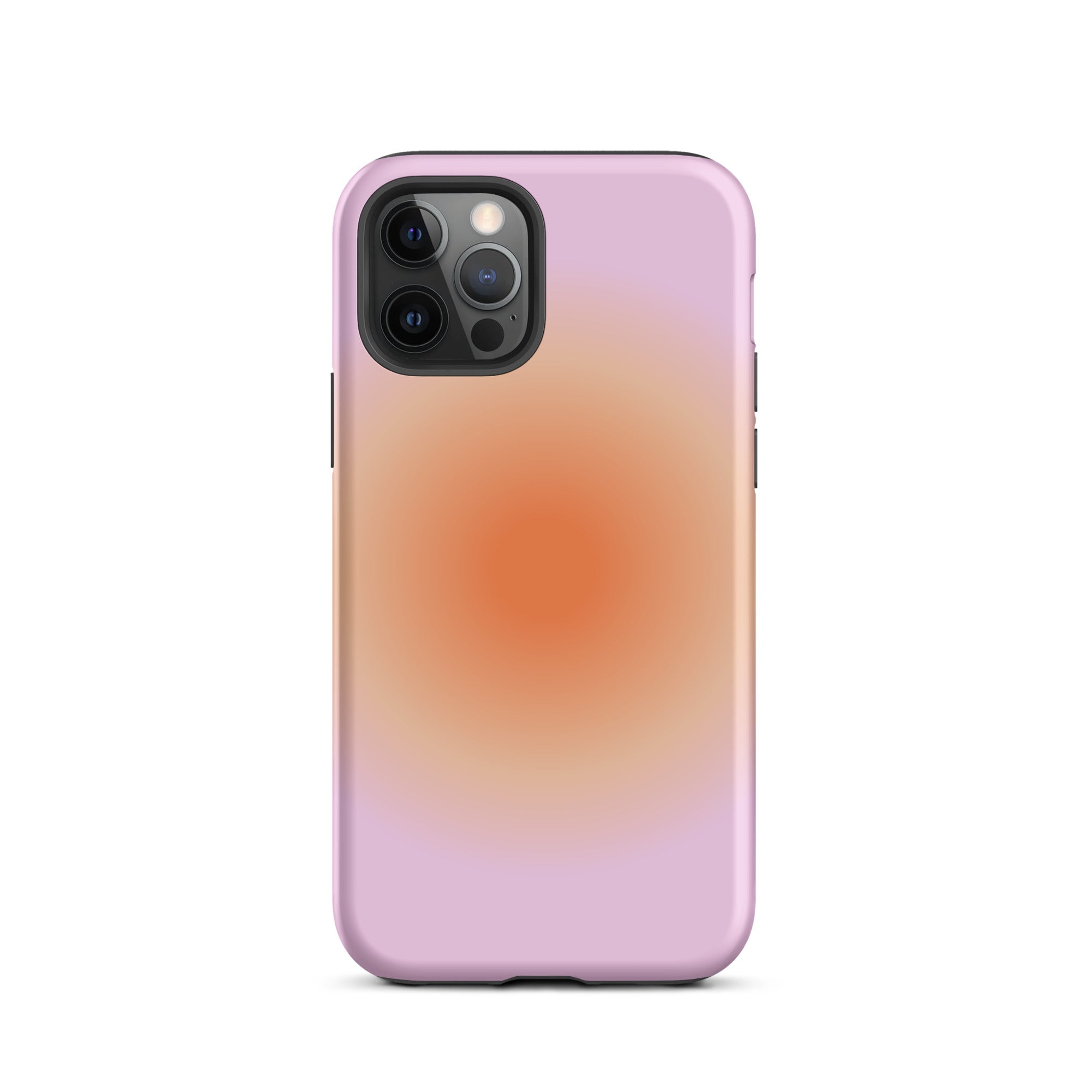 Orange & Purple Aura iPhone Case