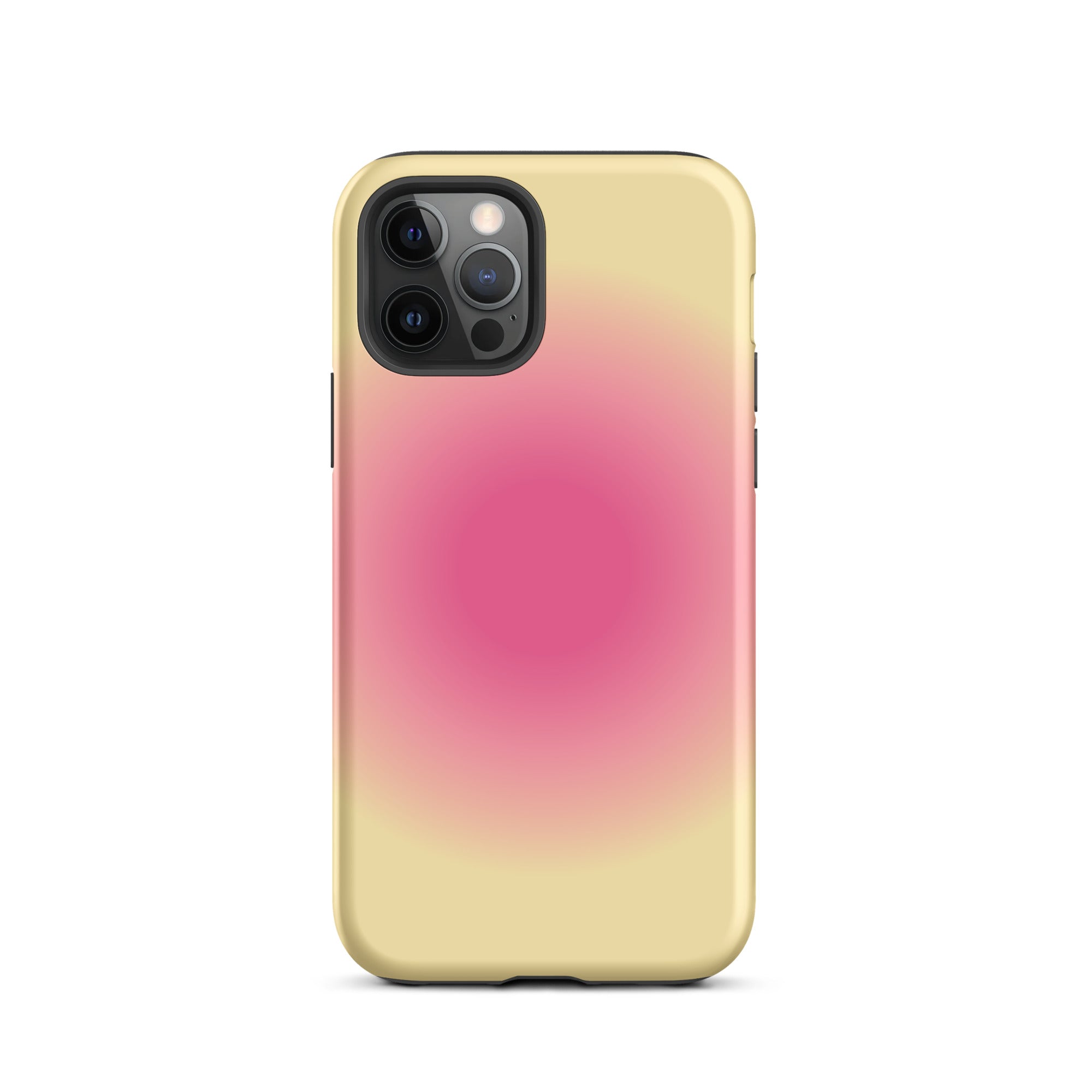 Pink & Yellow Aura iPhone Case