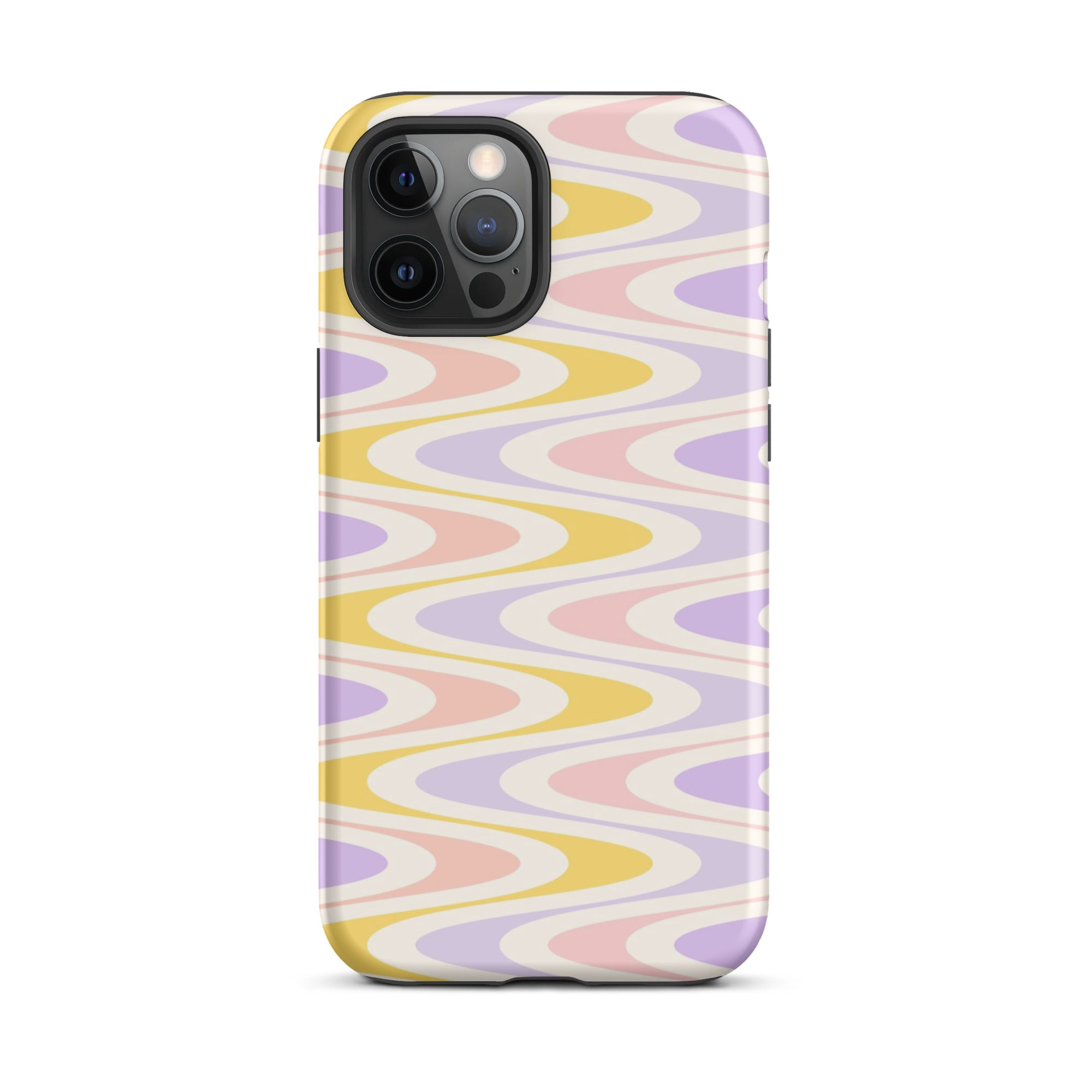Pastel Retro Wavy iPhone Case iPhone 12 Pro Max Matte