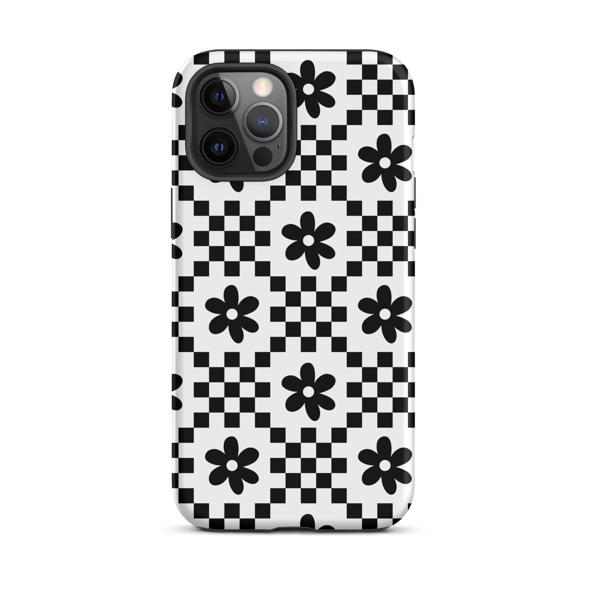 Monochrome Daisy iPhone Case iPhone 12 Pro Max Matte