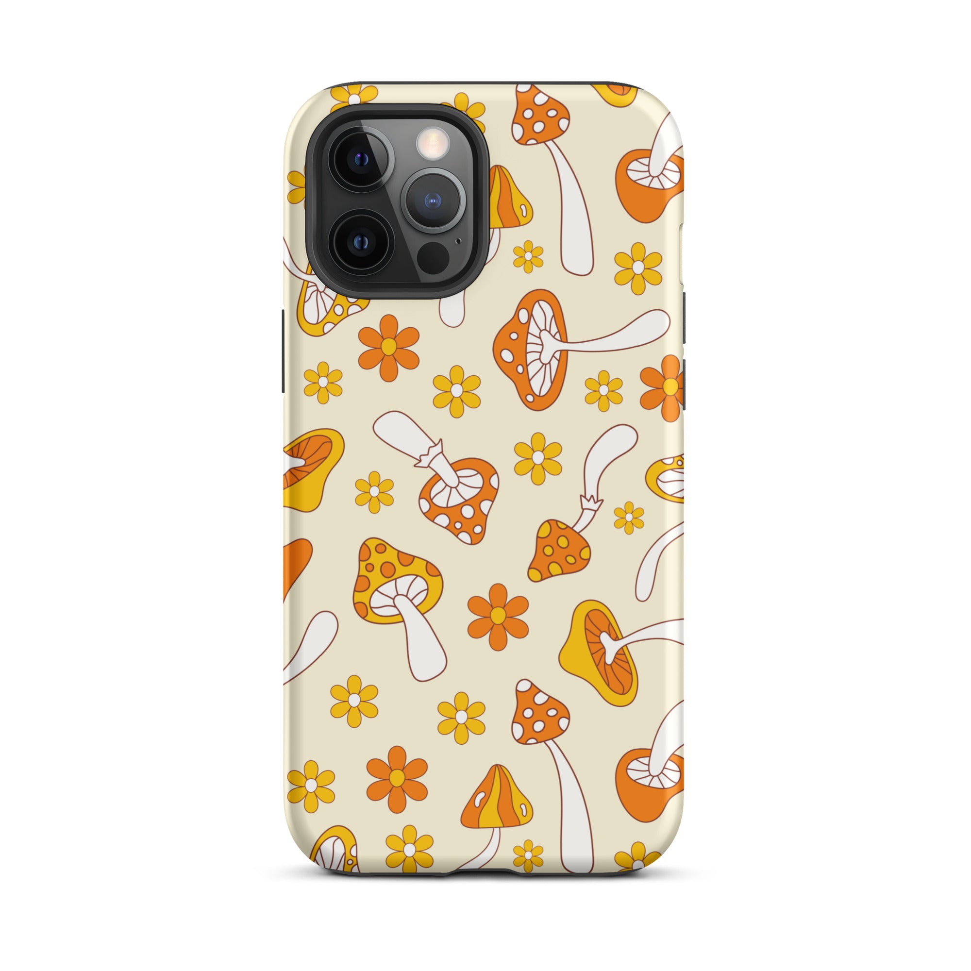 Retro Mushrooms iPhone Case iPhone 12 Pro Max Matte