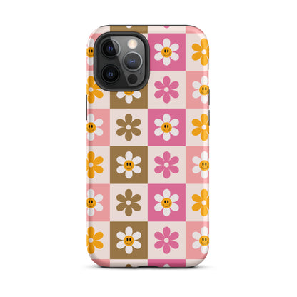 Smiley Flowers iPhone Case