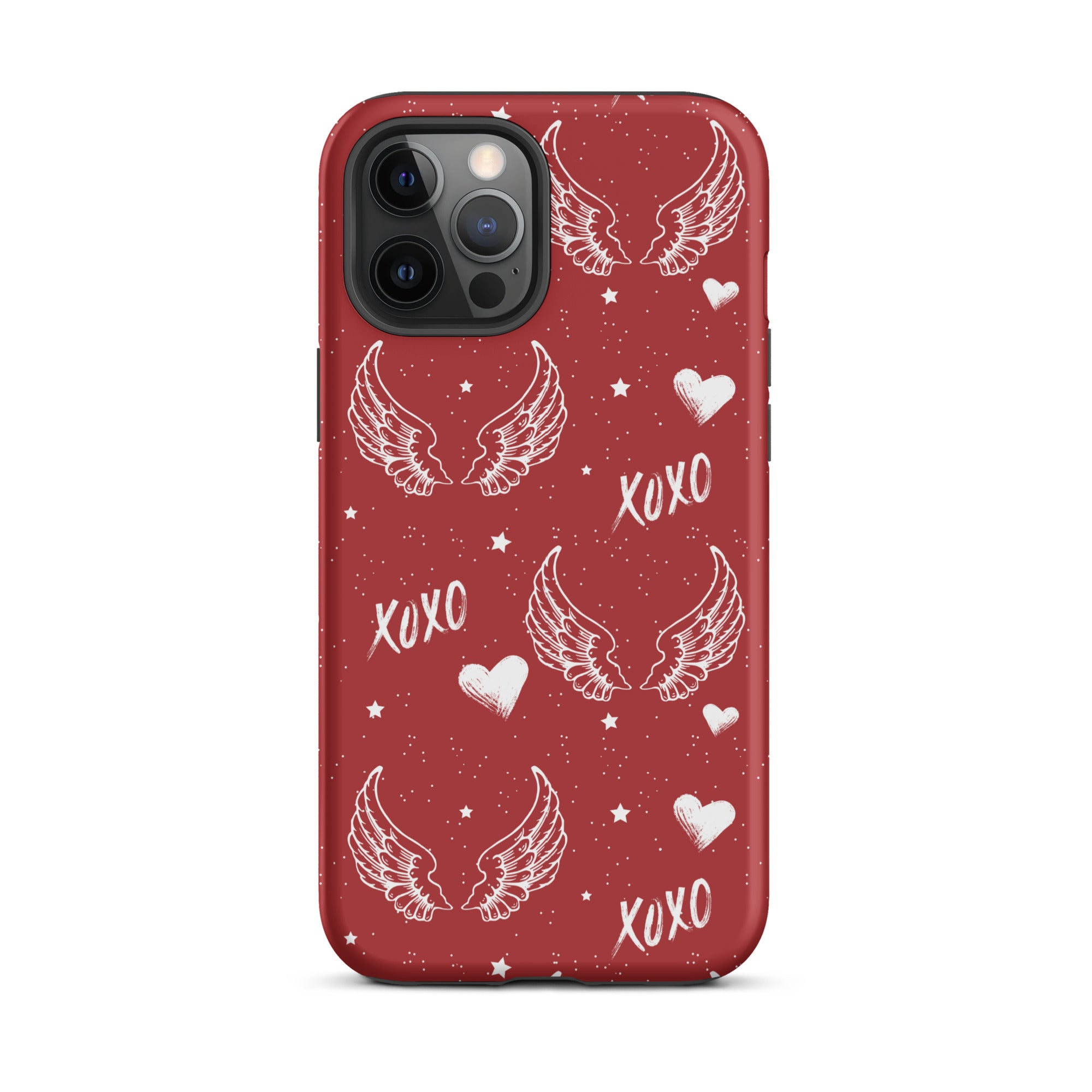 Y2K Red Angel Wings iPhone Case