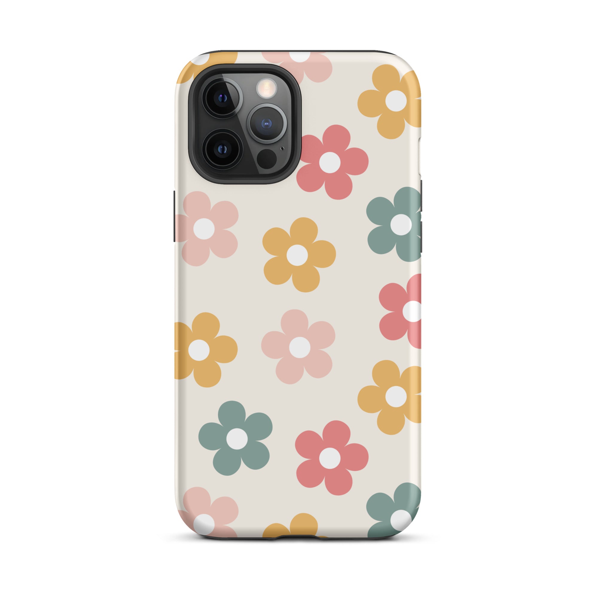 Boho Retro Flowers iPhone Case