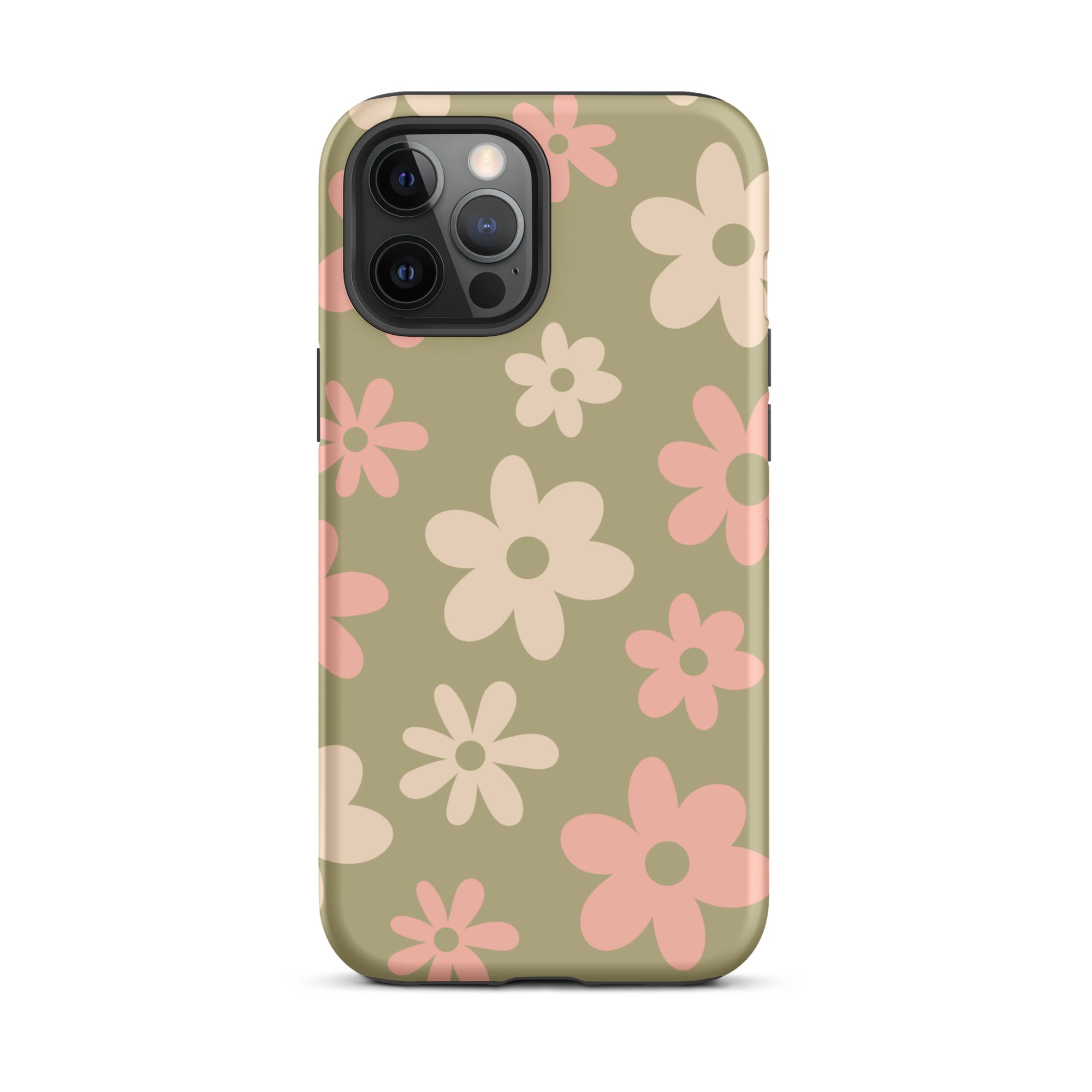 Green Flower Power iPhone Case