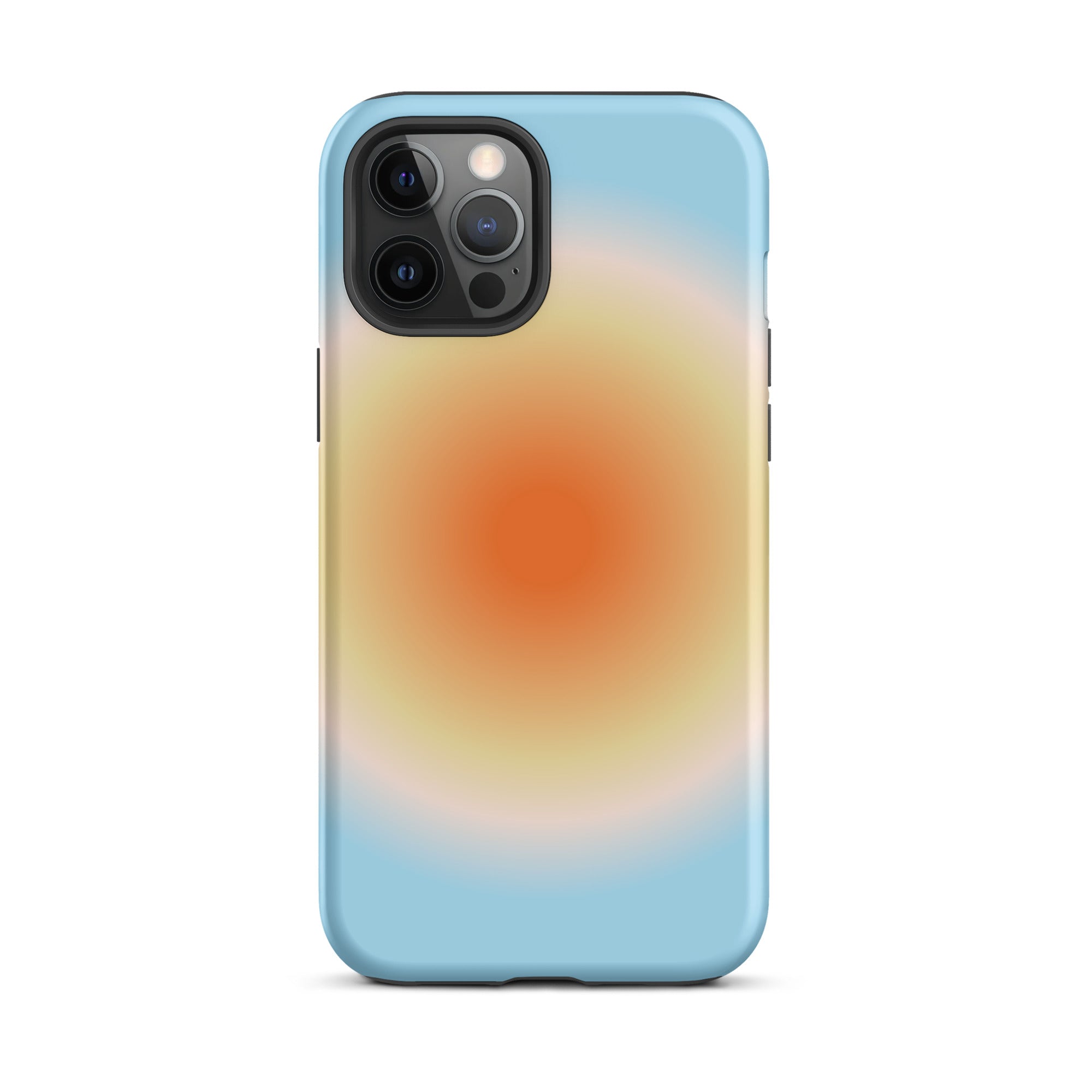 Orange & Blue Aura iPhone Case