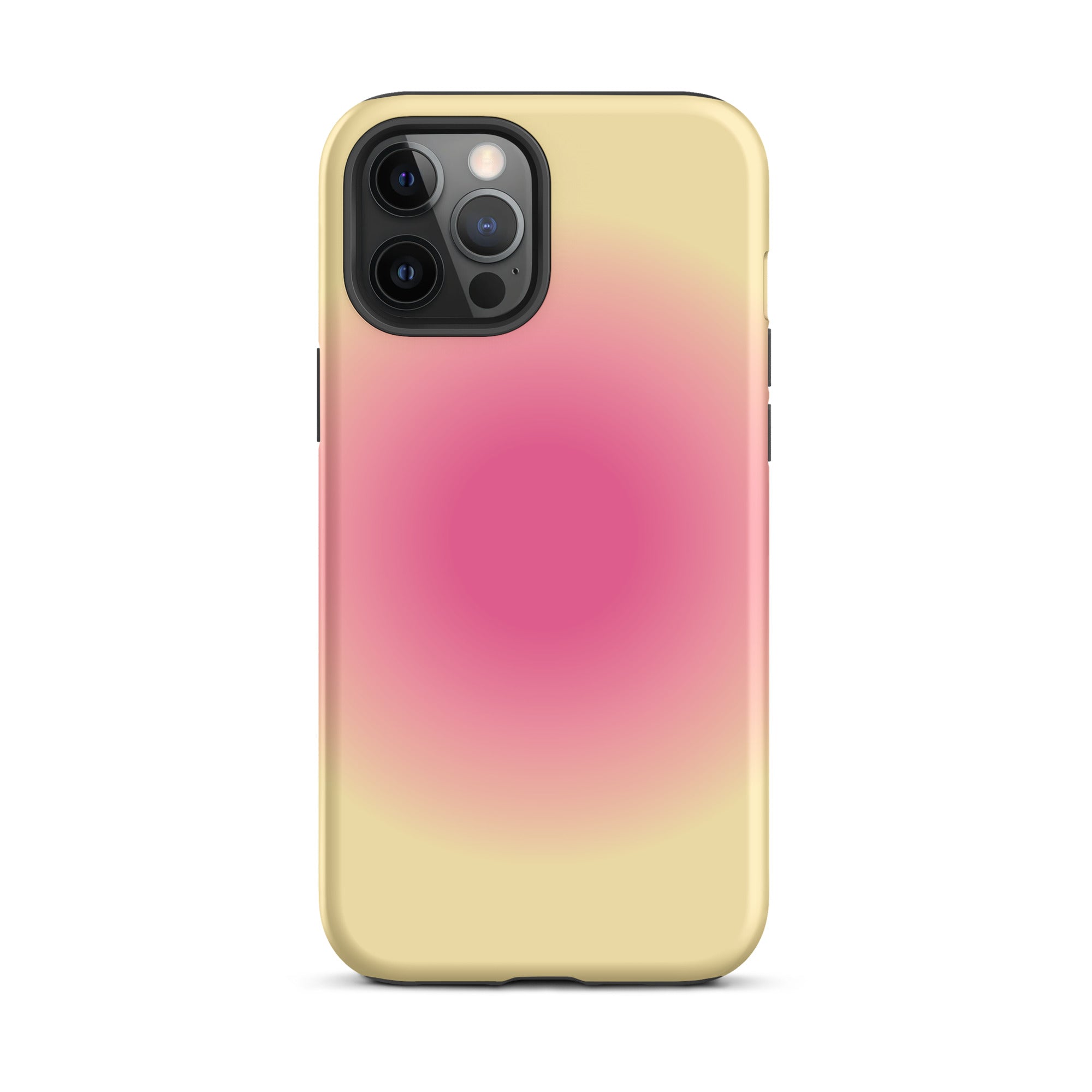 Pink & Yellow Aura iPhone Case