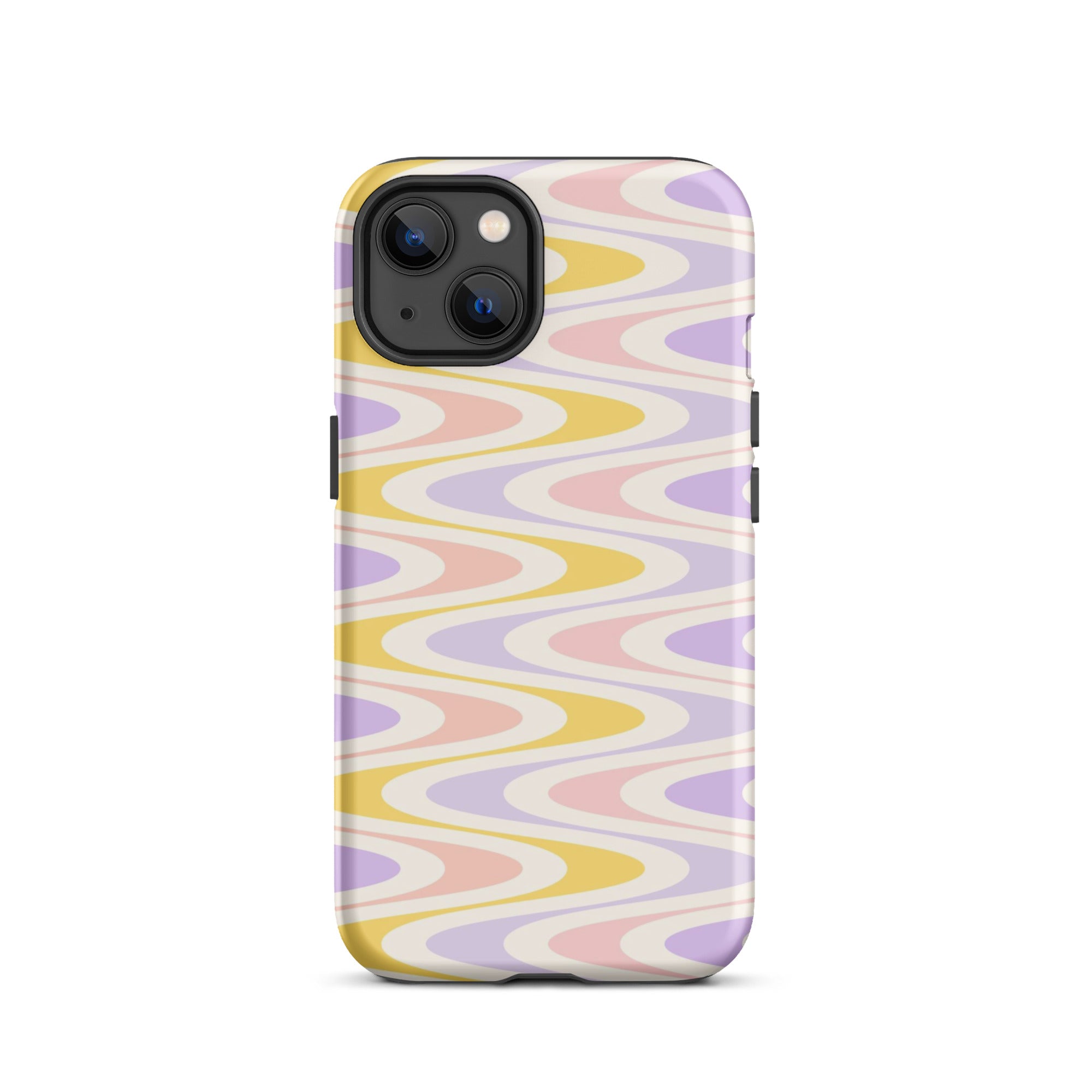 Pastel Retro Wavy iPhone Case iPhone 13 Matte