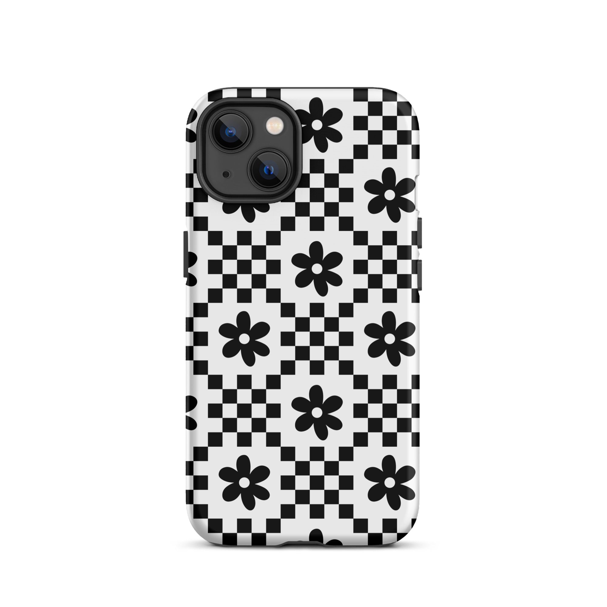 Monochrome Daisy iPhone Case iPhone 13 Matte
