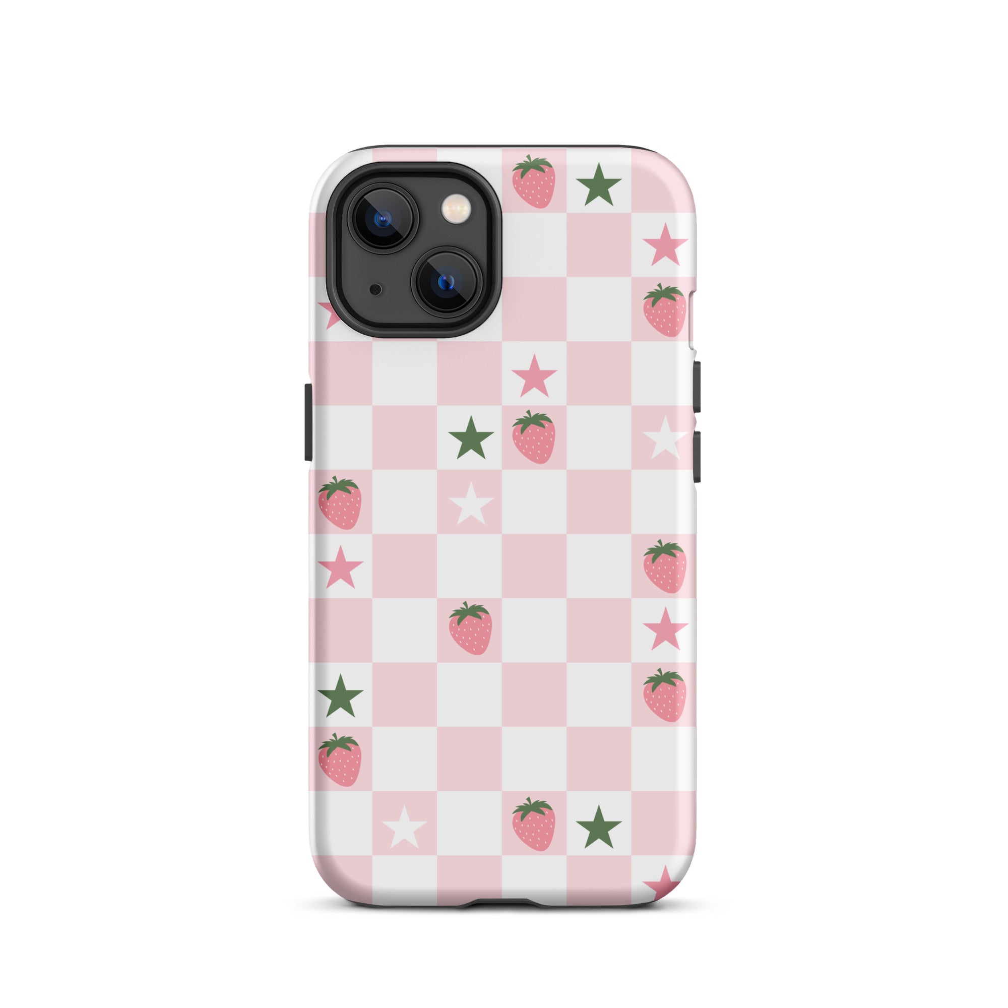 Strawberry Check iPhone Case