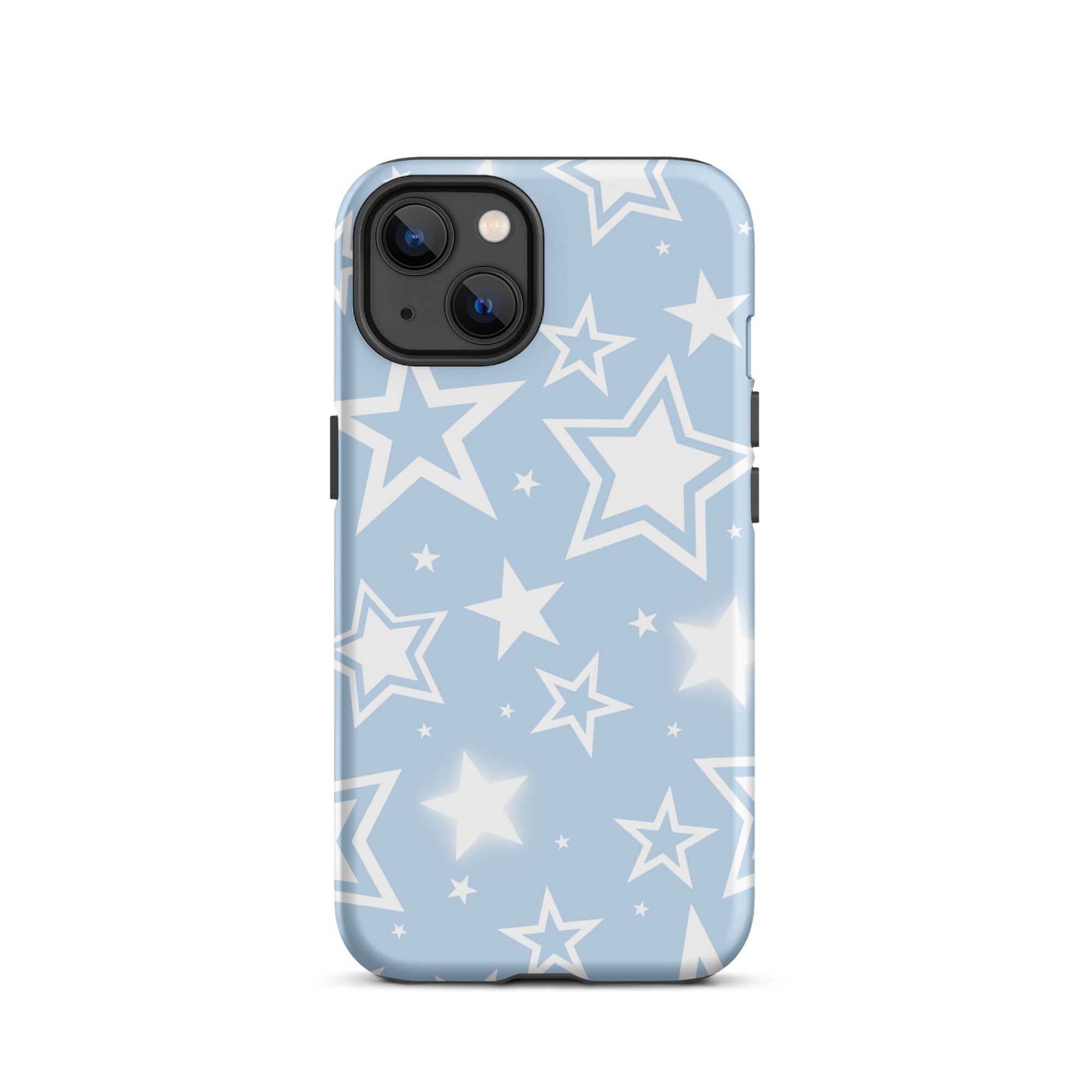Blue Y2K Stars iPhone Case