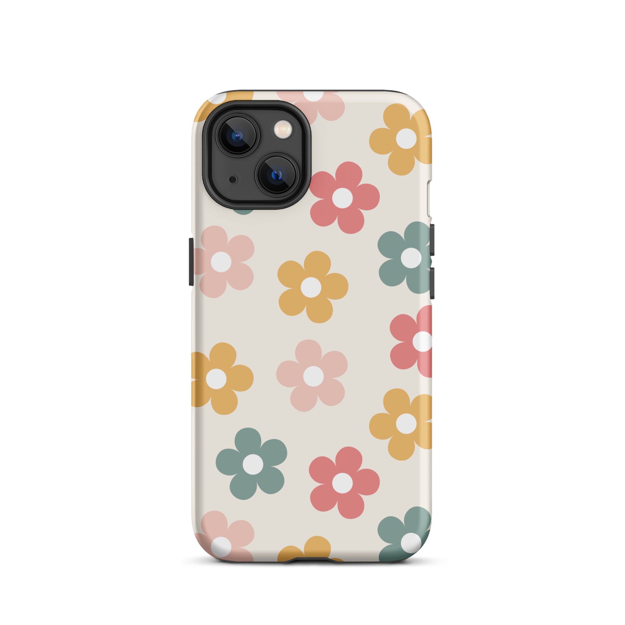 Boho Retro Flowers iPhone Case