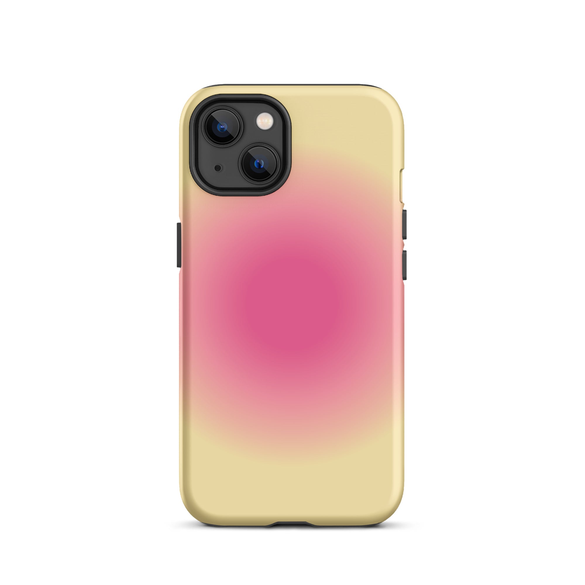 Pink & Yellow Aura iPhone Case