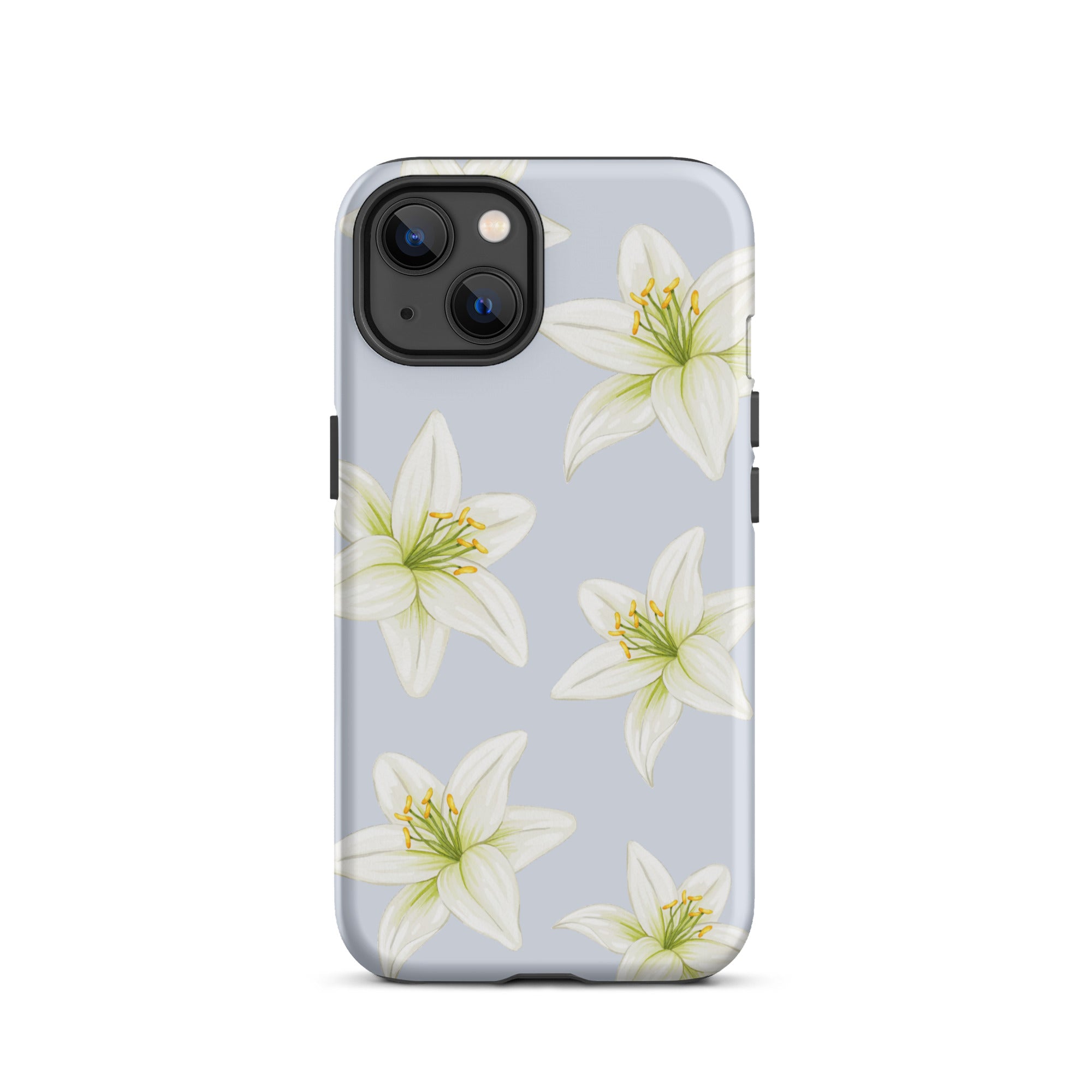 Blue Tiger Lily iPhone Case