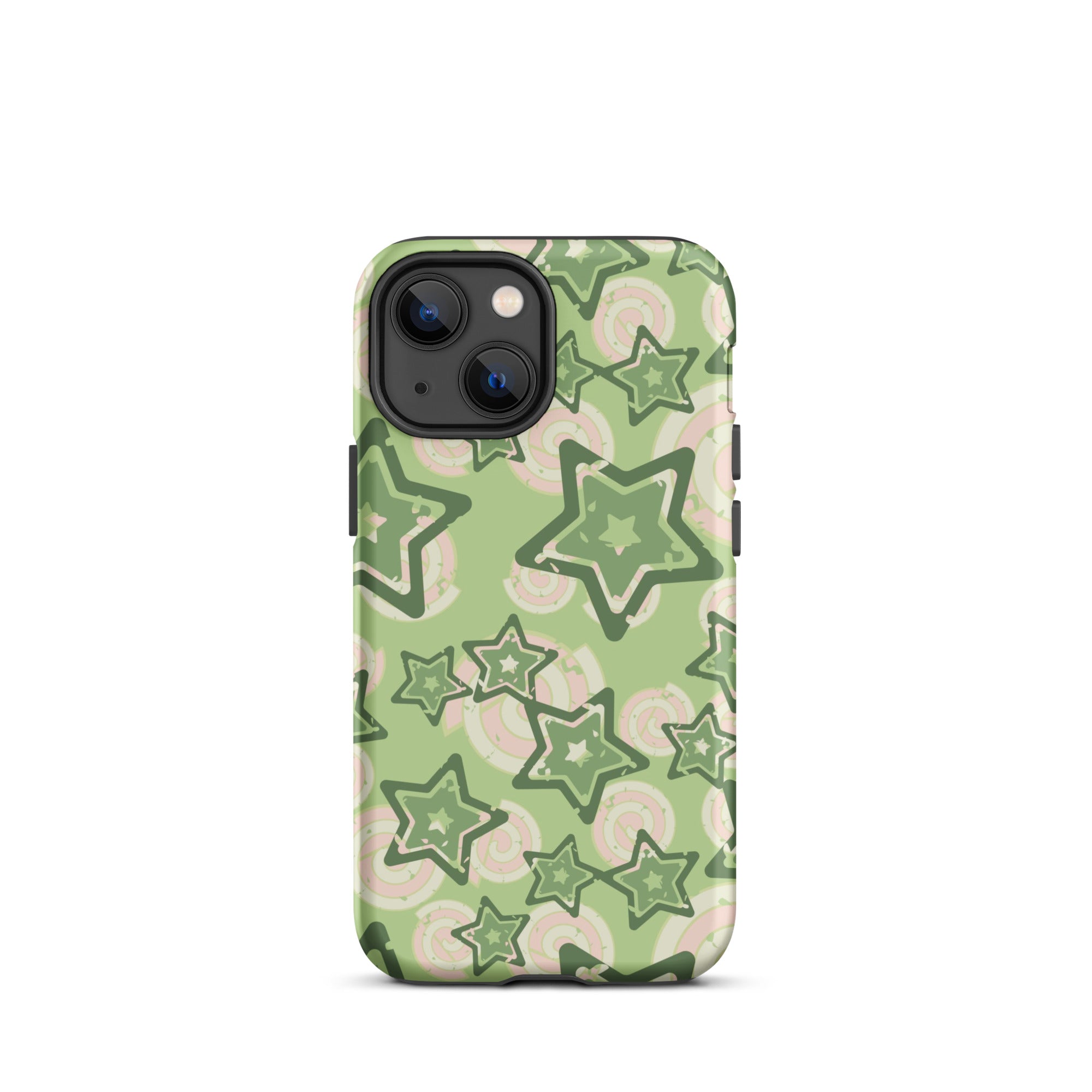 Y2K Green Star iPhone Case iPhone 13 mini Matte