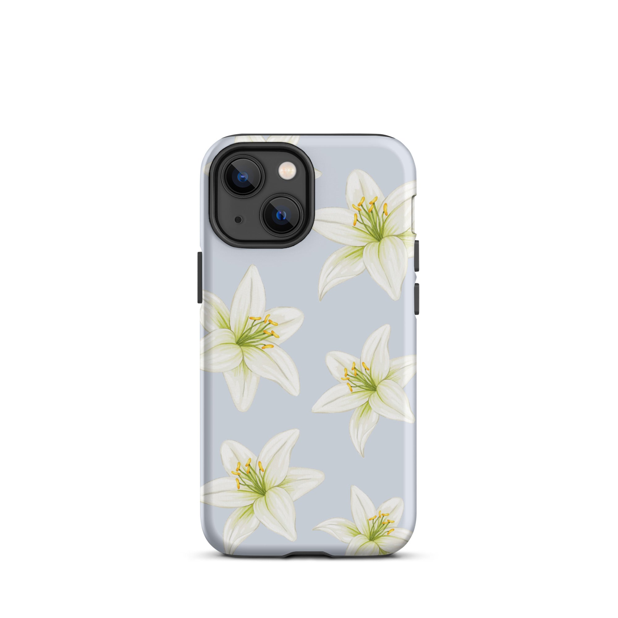Blue Tiger Lily iPhone Case