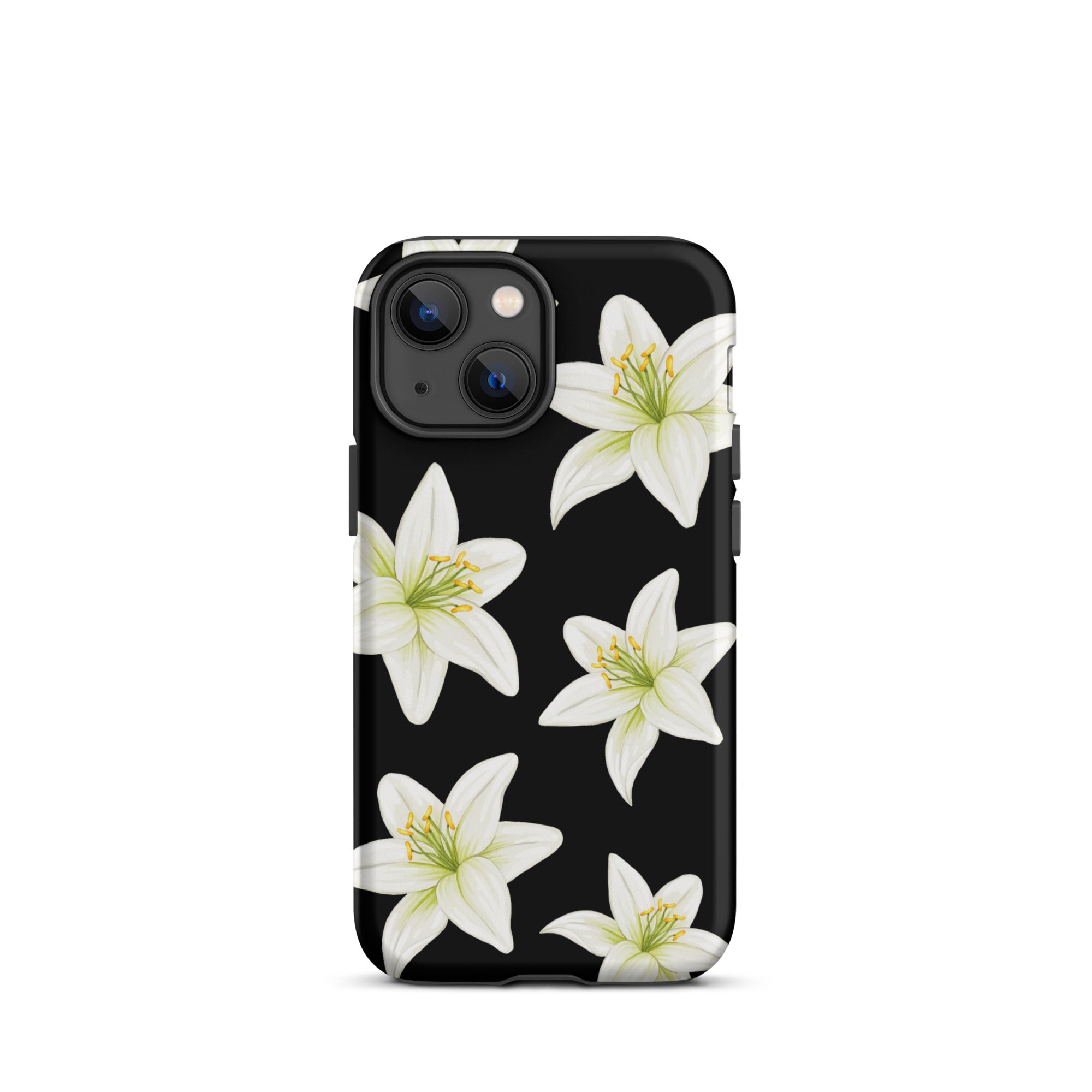 Black Tiger Lily iPhone Case