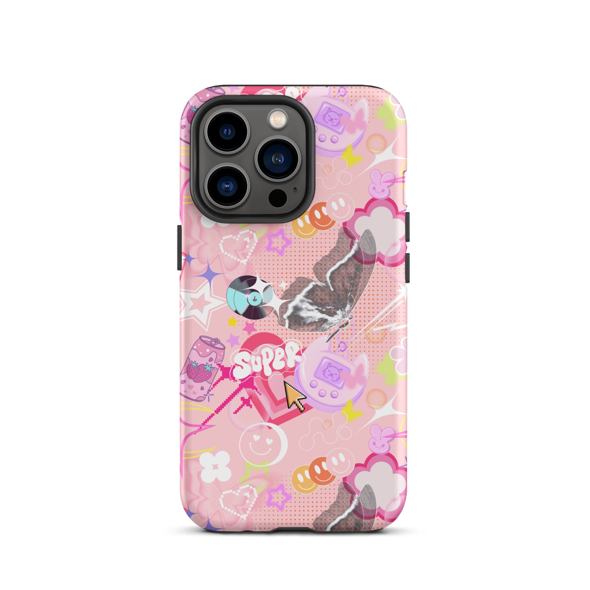 Y2K Pink Retro iPhone Case