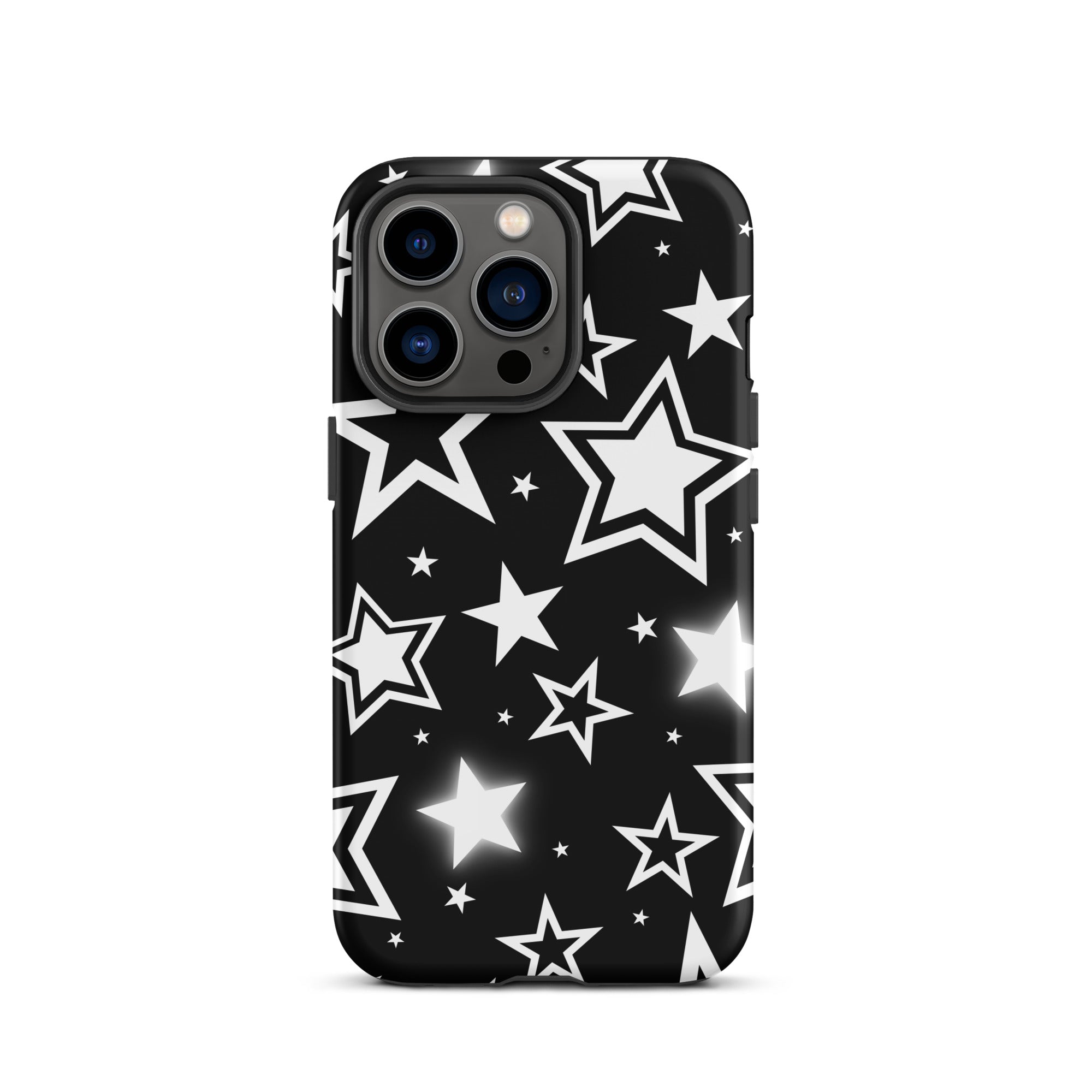 Black Stardust iPhone Case