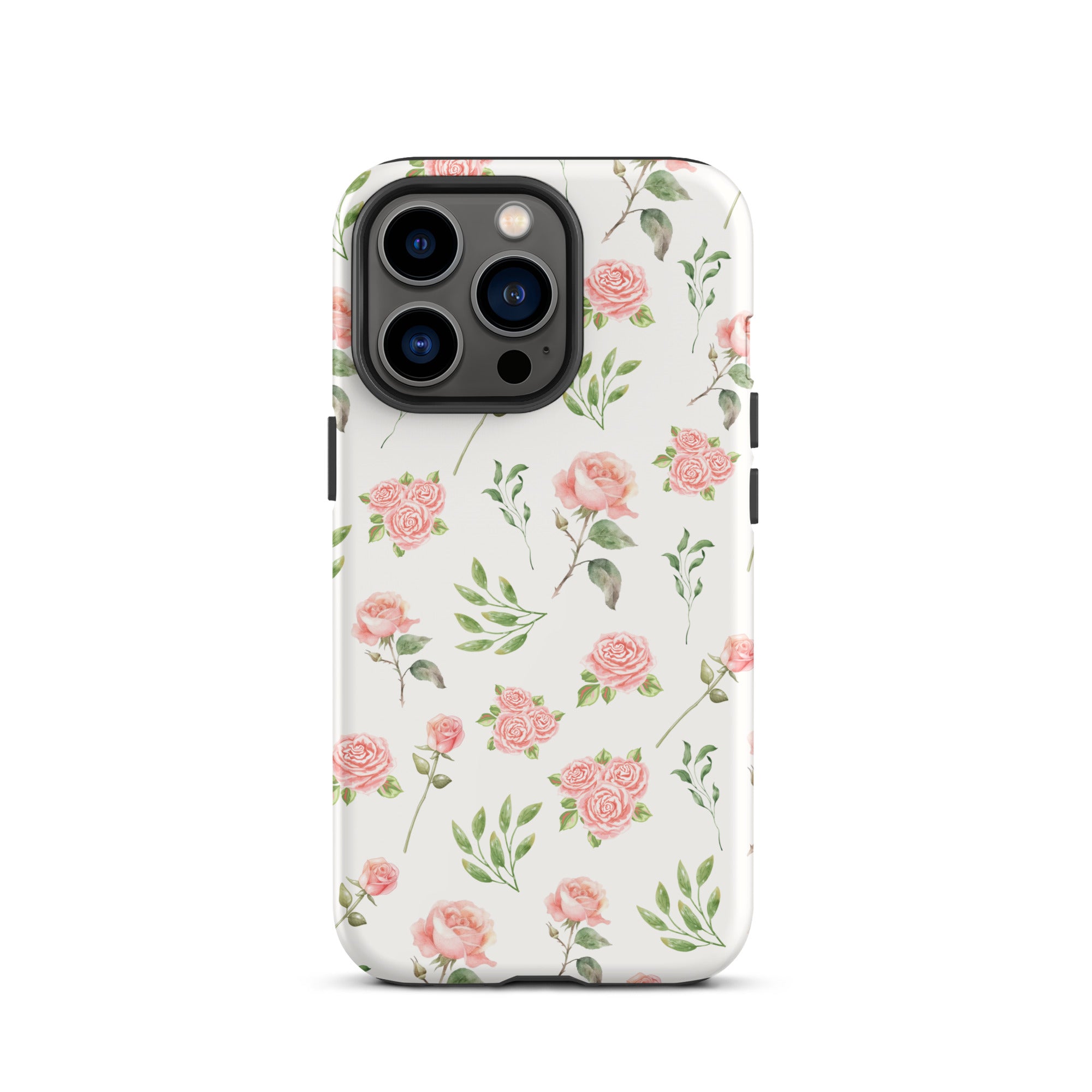 Pink Vintage Roses iPhone Case