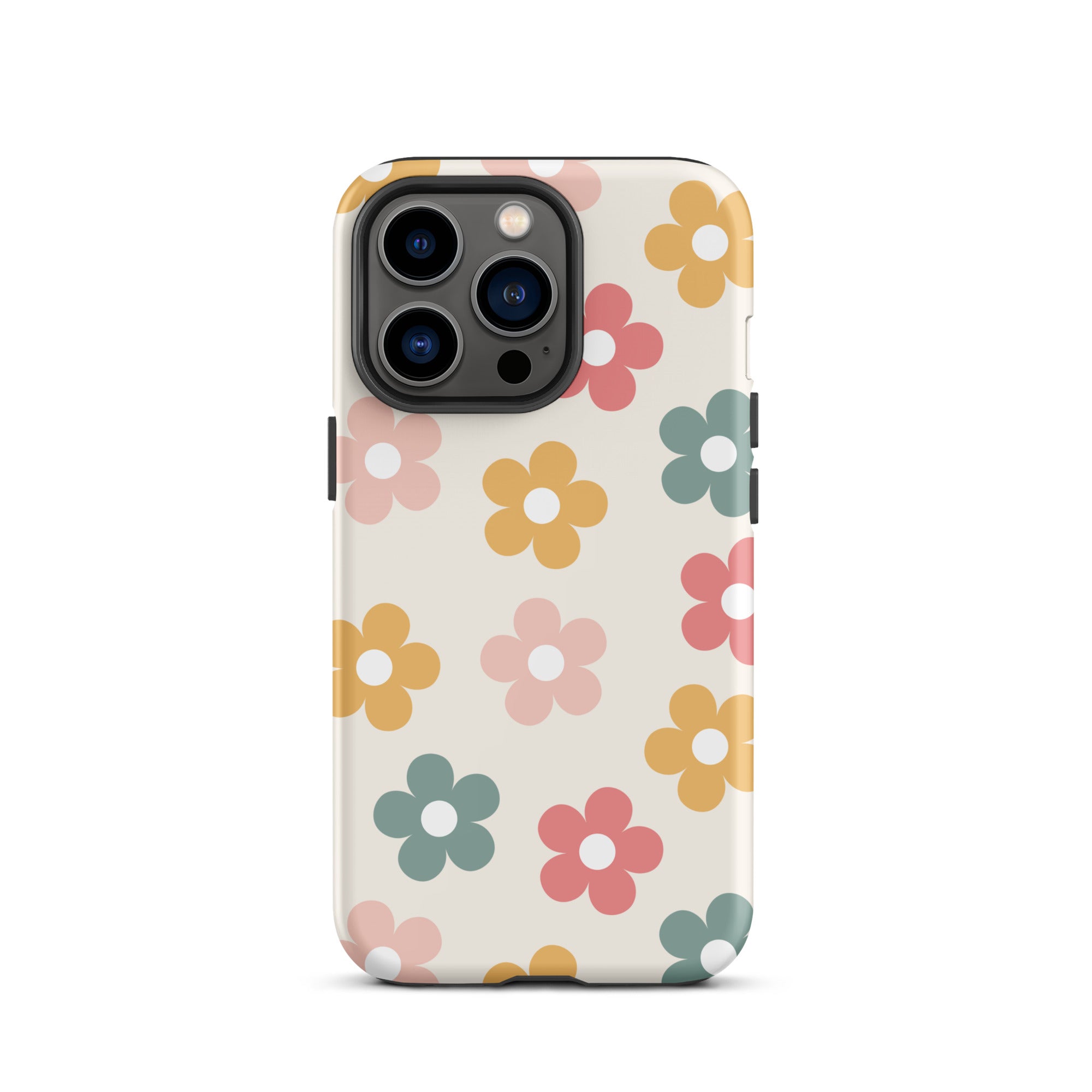 Boho Retro Flowers iPhone Case