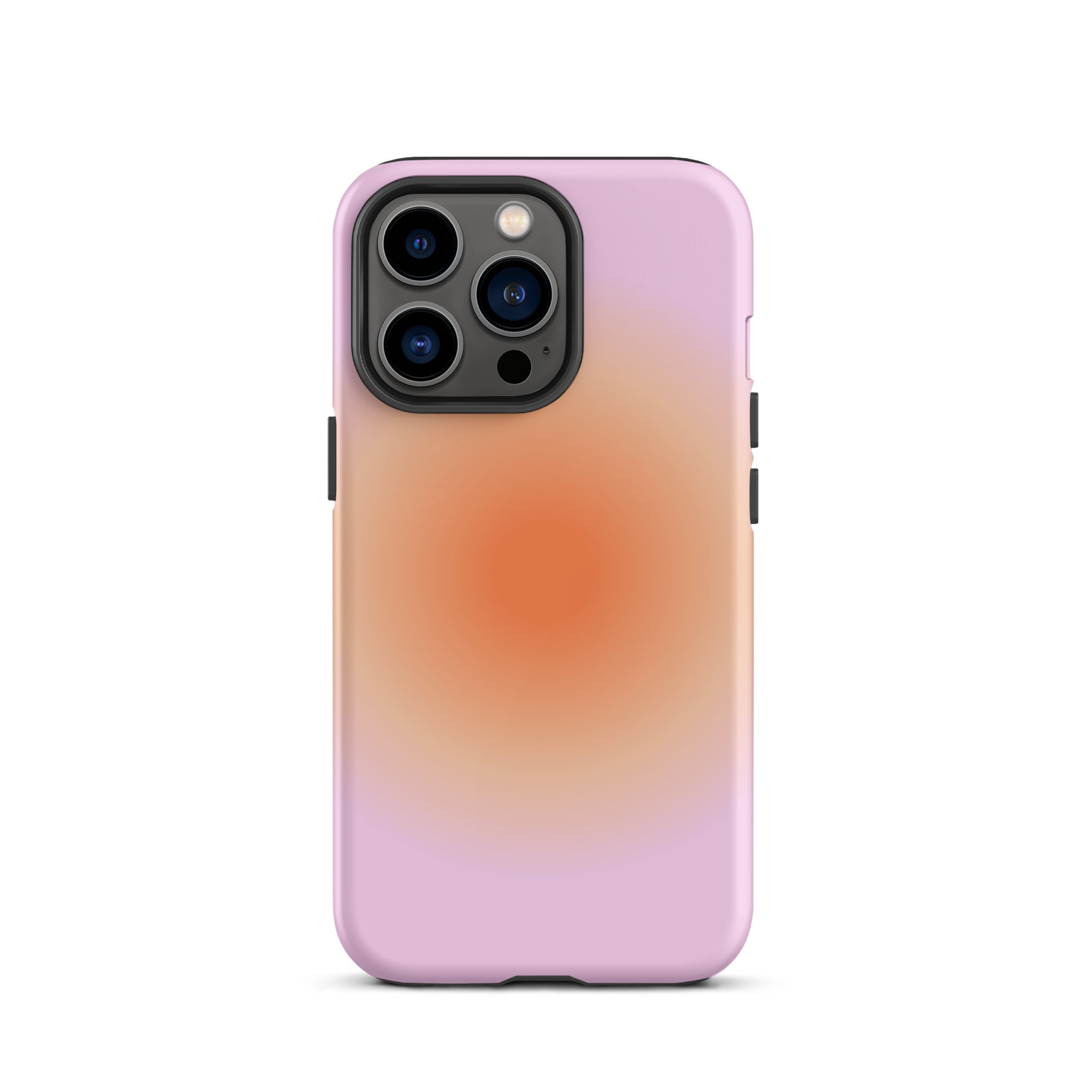 Orange & Purple Aura iPhone Case