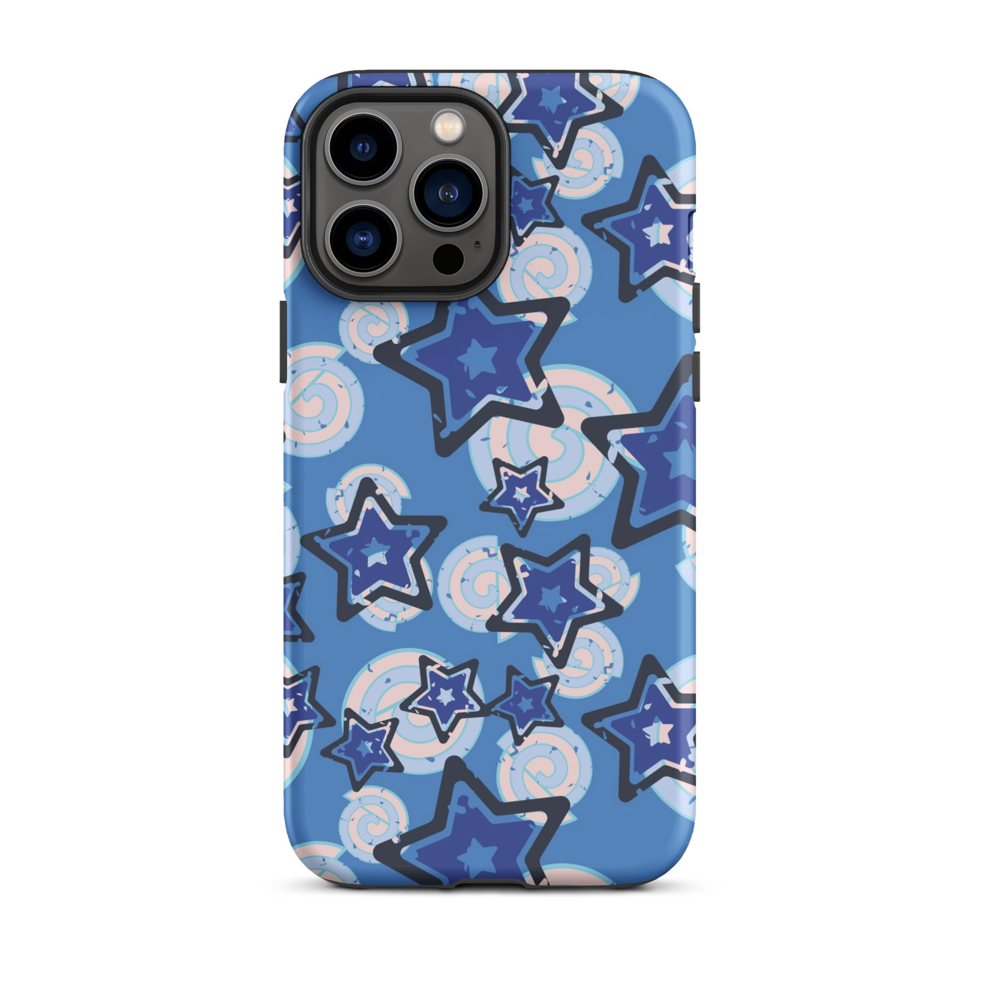 Y2K Blue Star iPhone Case iPhone 13 Pro Max Matte