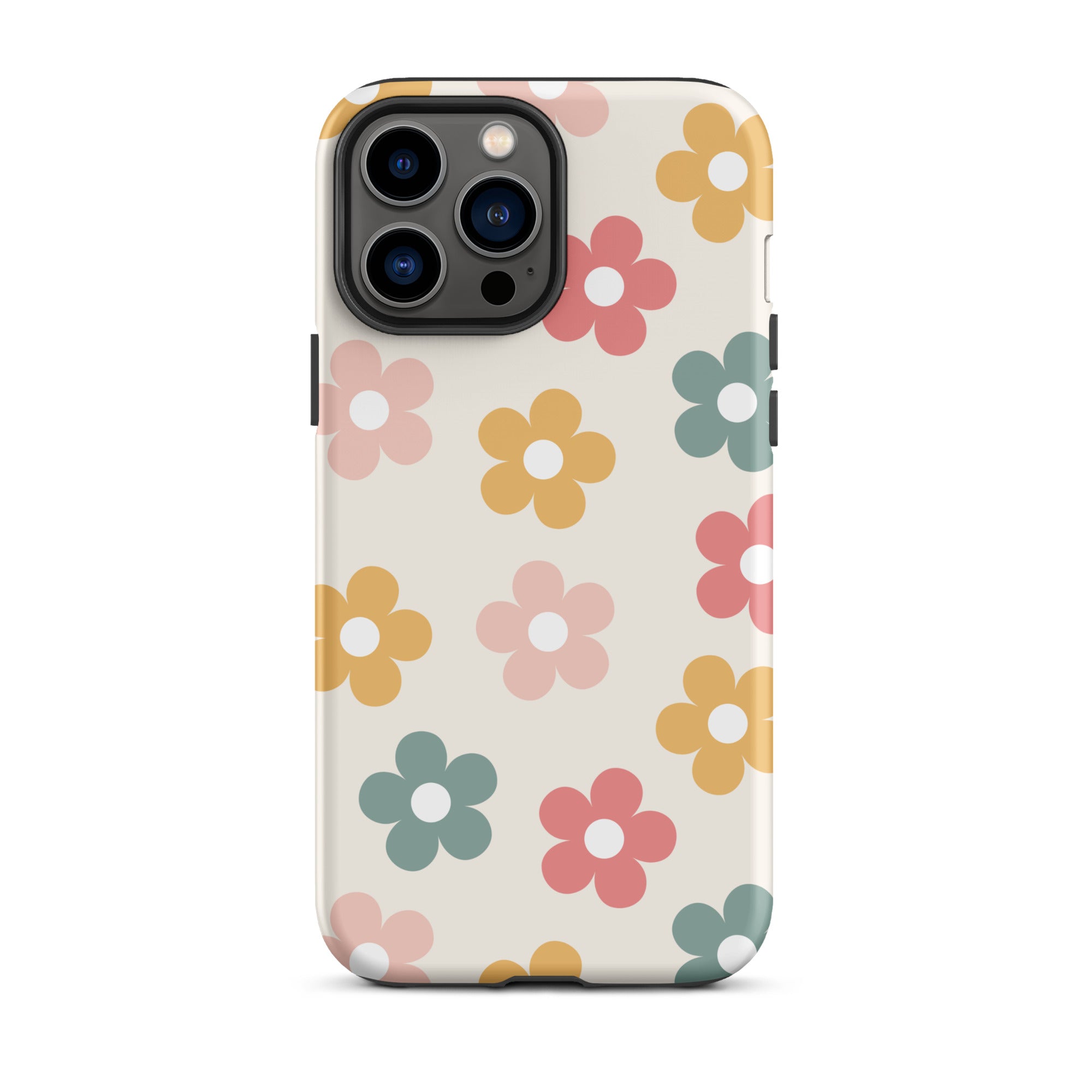 Boho Retro Flowers iPhone Case