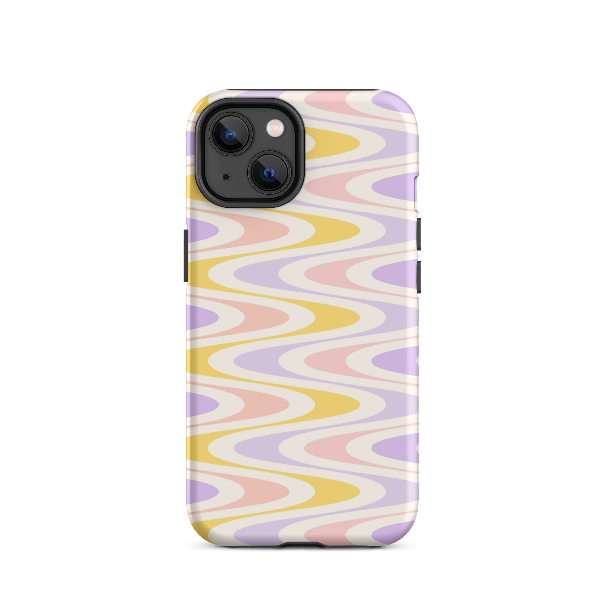 Pastel Retro Wavy iPhone Case iPhone 14 Matte