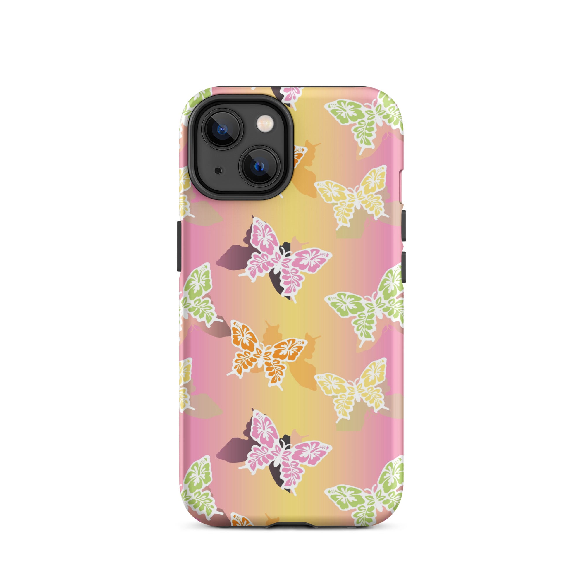 Butterfly Gradient iPhone Case Matte iPhone 14