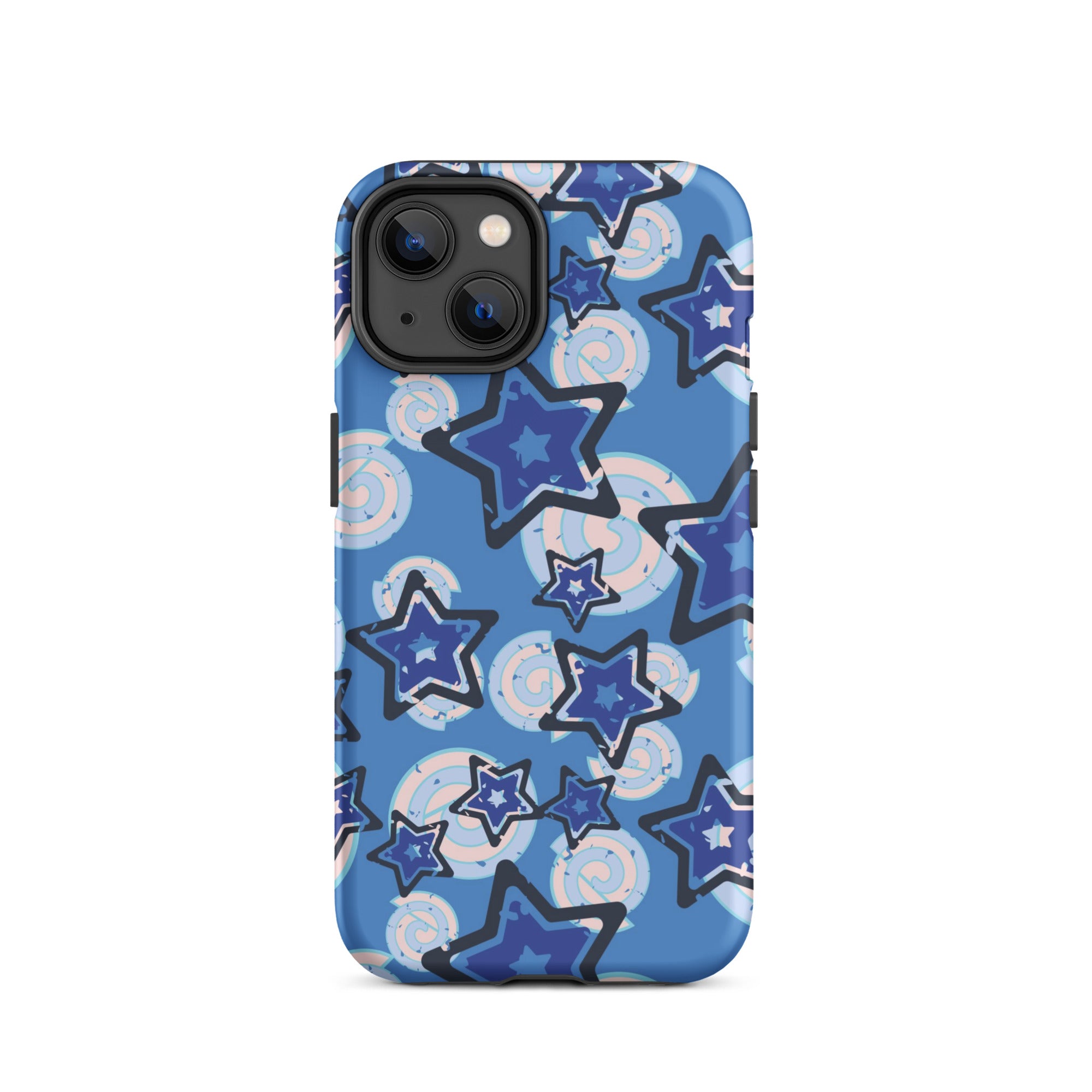 Y2K Blue Star iPhone Case iPhone 14 Matte