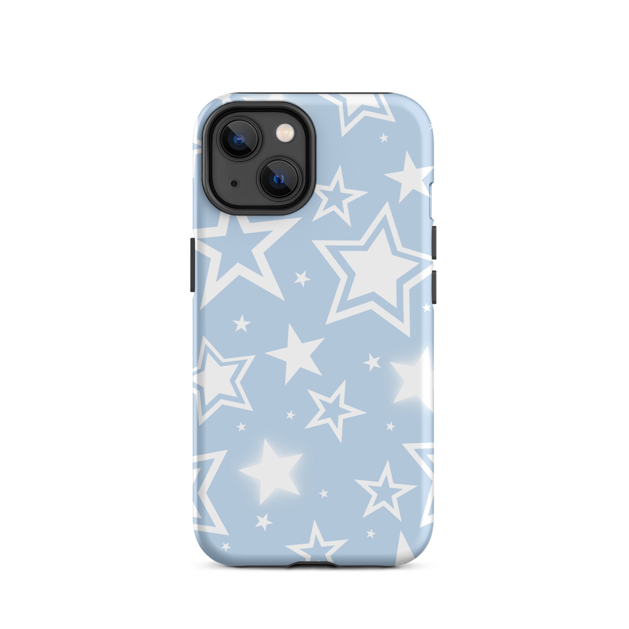 Blue Y2K Stars iPhone Case