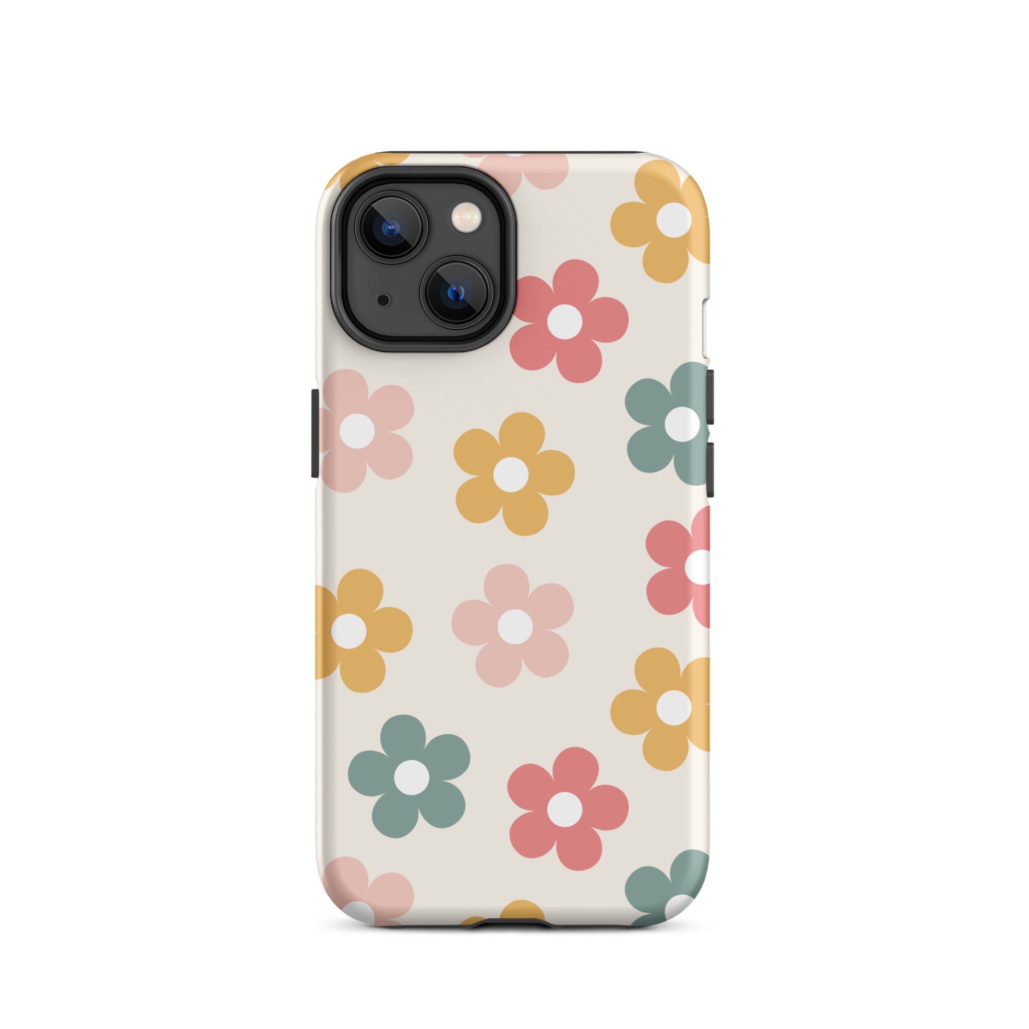 Boho Retro Flowers iPhone Case