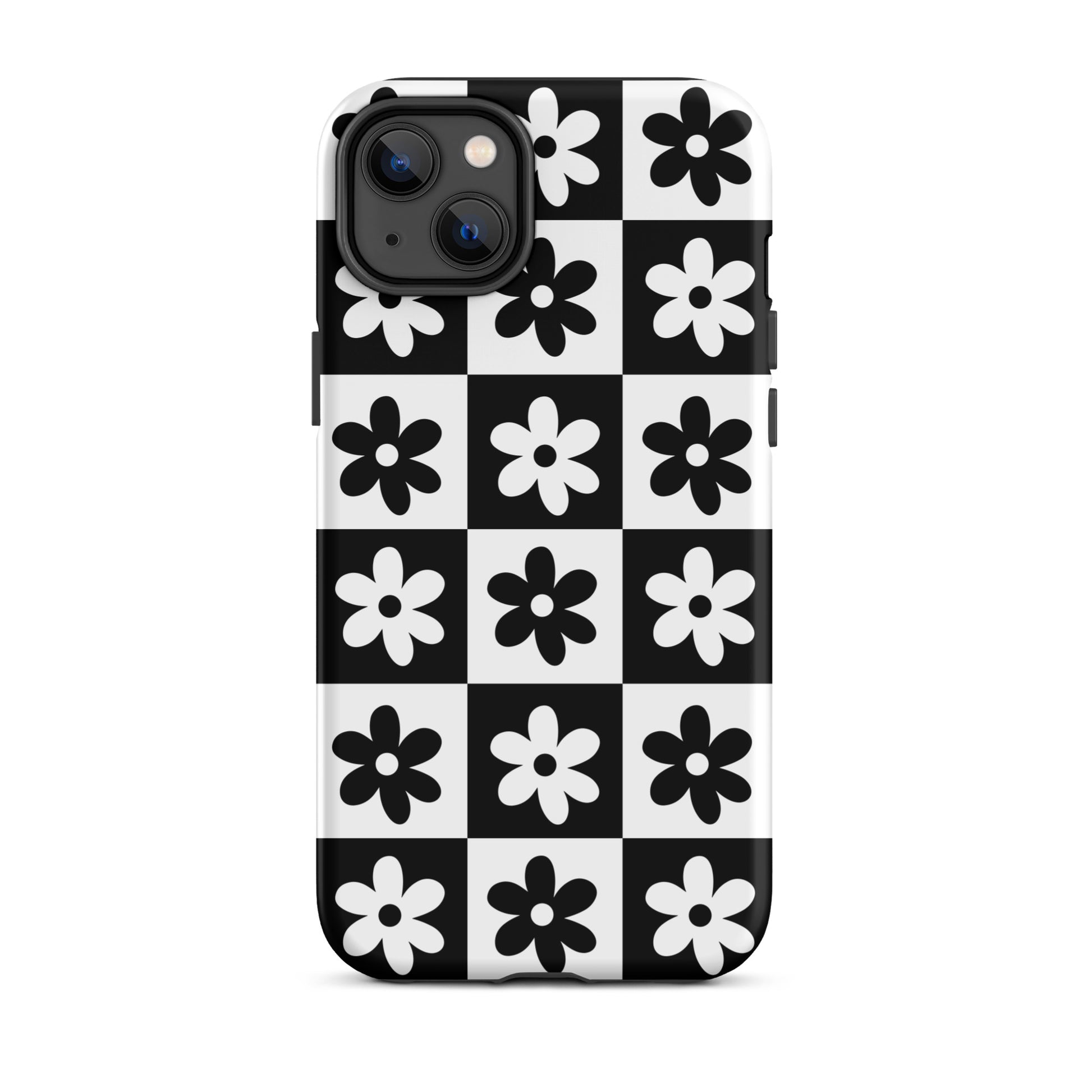 Black & White Garden iPhone Case iPhone 14 Plus Matte