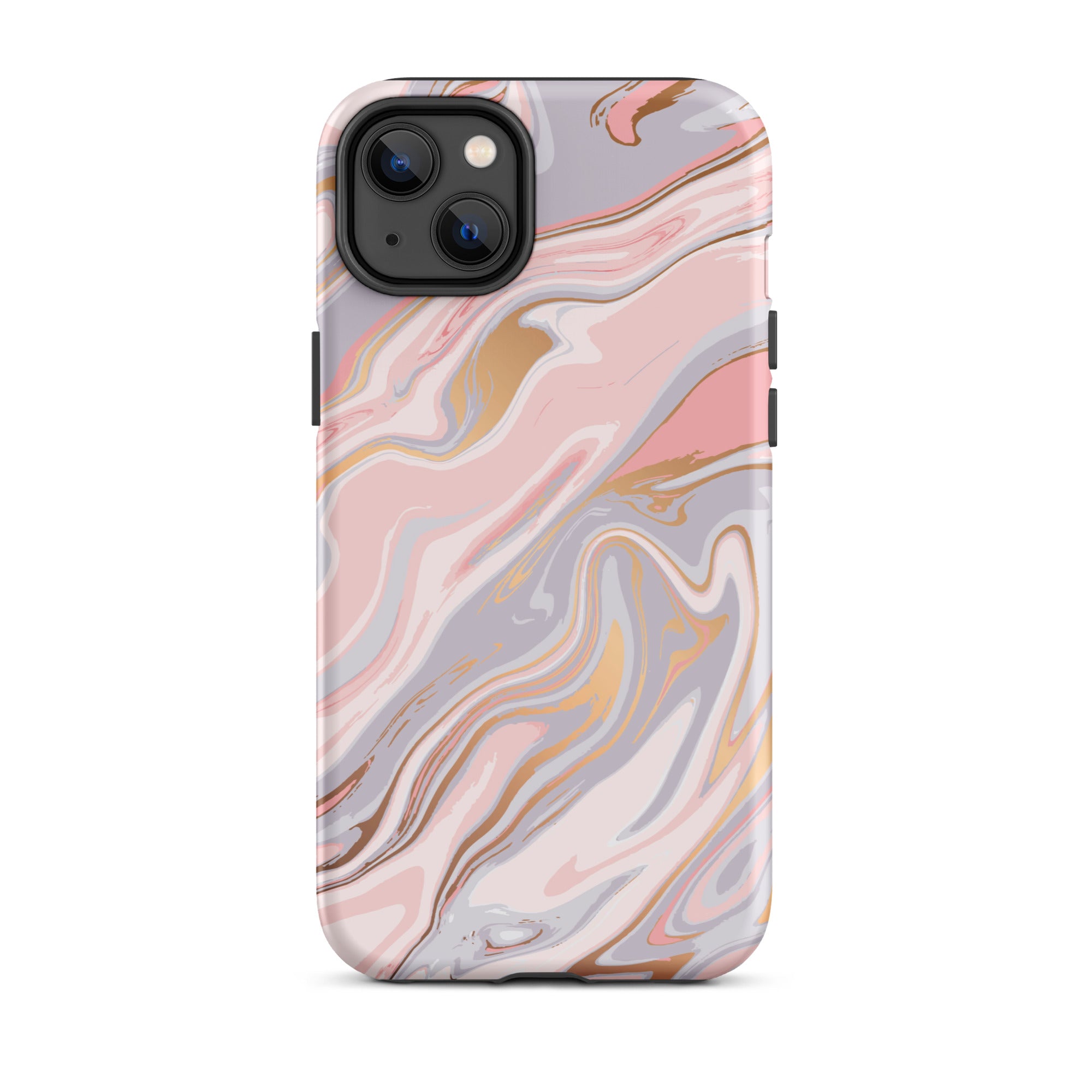 Rose Marble iPhone Case iPhone 14 Plus Matte