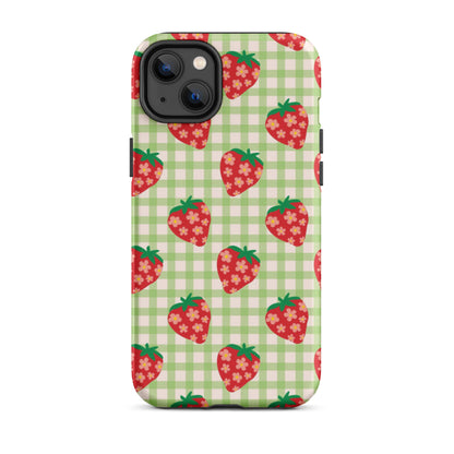 Strawberry Picnic iPhone Case iPhone 14 Plus Matte