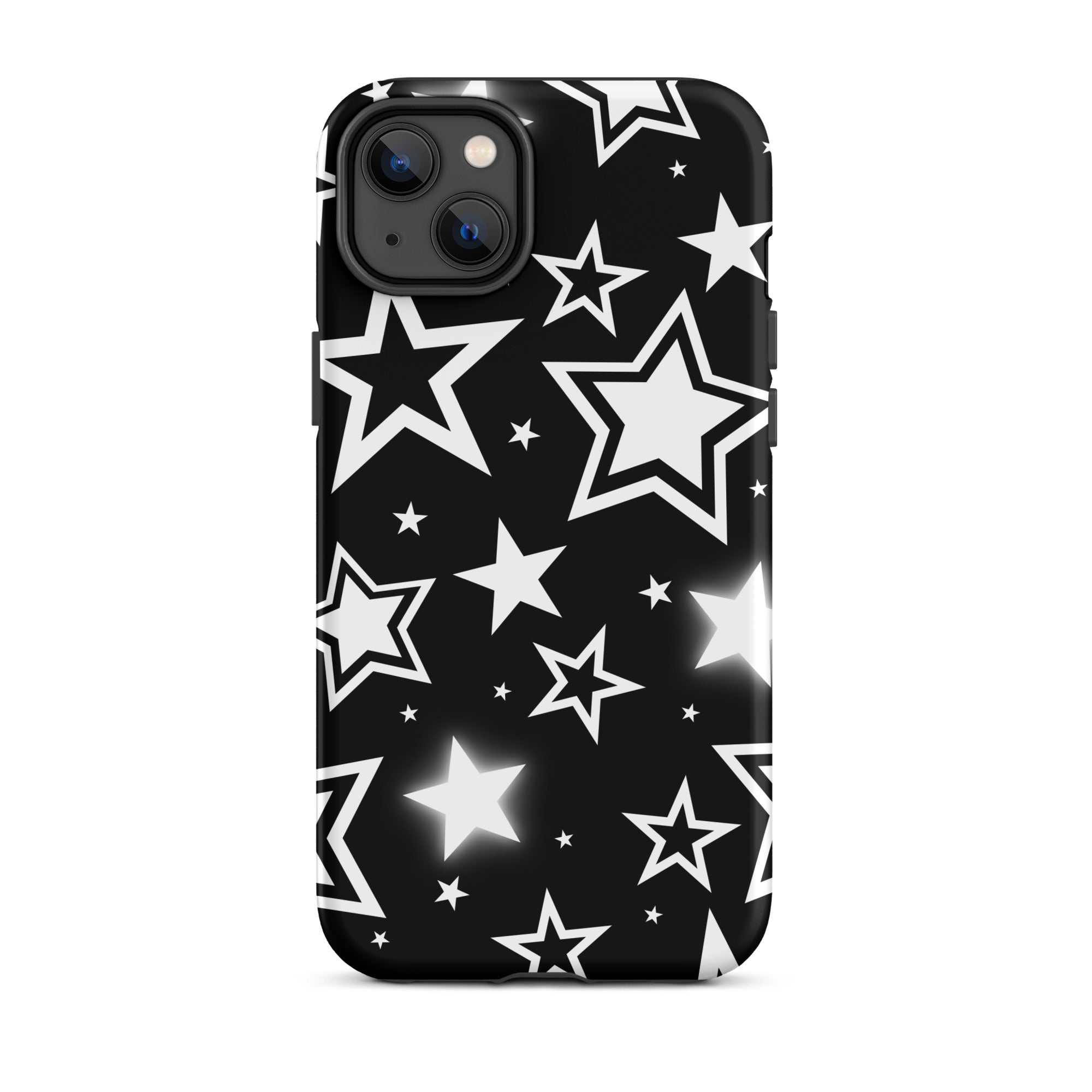 Black Stardust iPhone Case