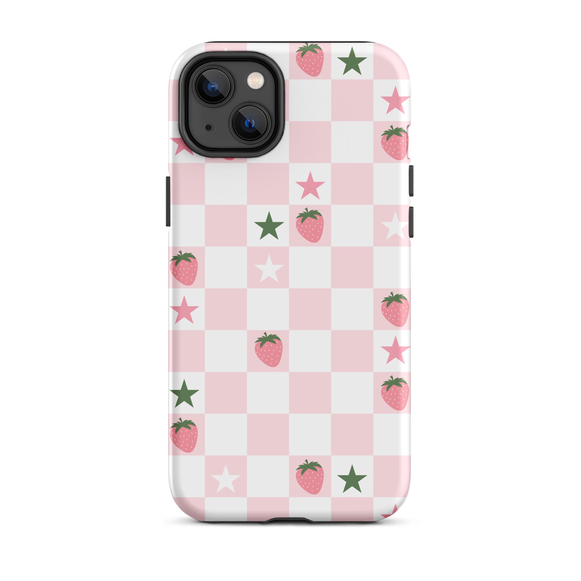 Strawberry Check iPhone Case