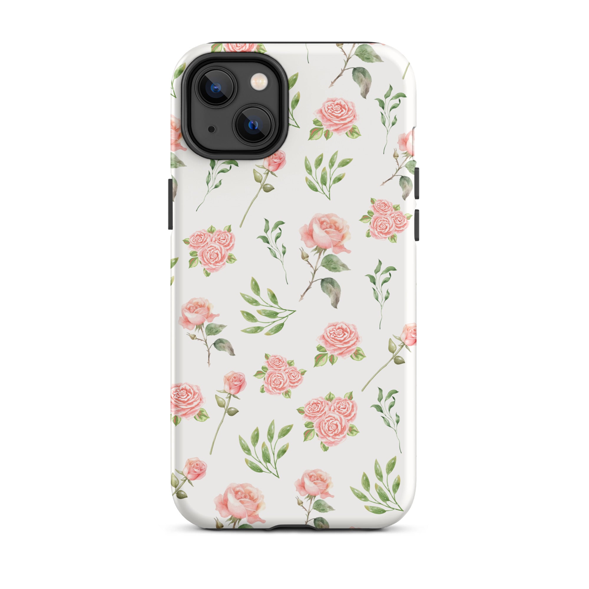 Pink Vintage Roses iPhone Case