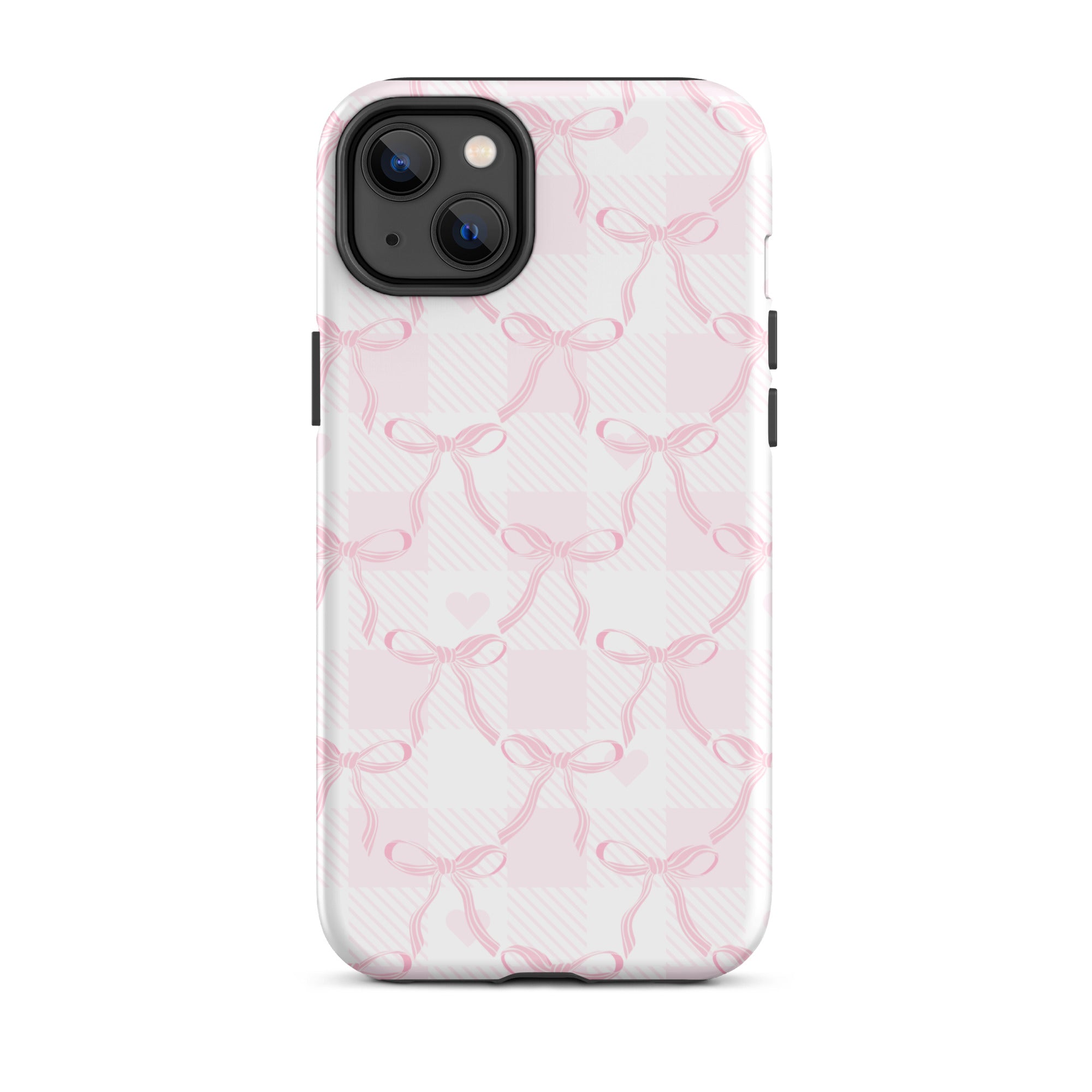 Pink Ribbon Bows iPhone Case
