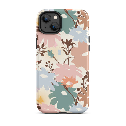 Retro Floral Fusion iPhone Case