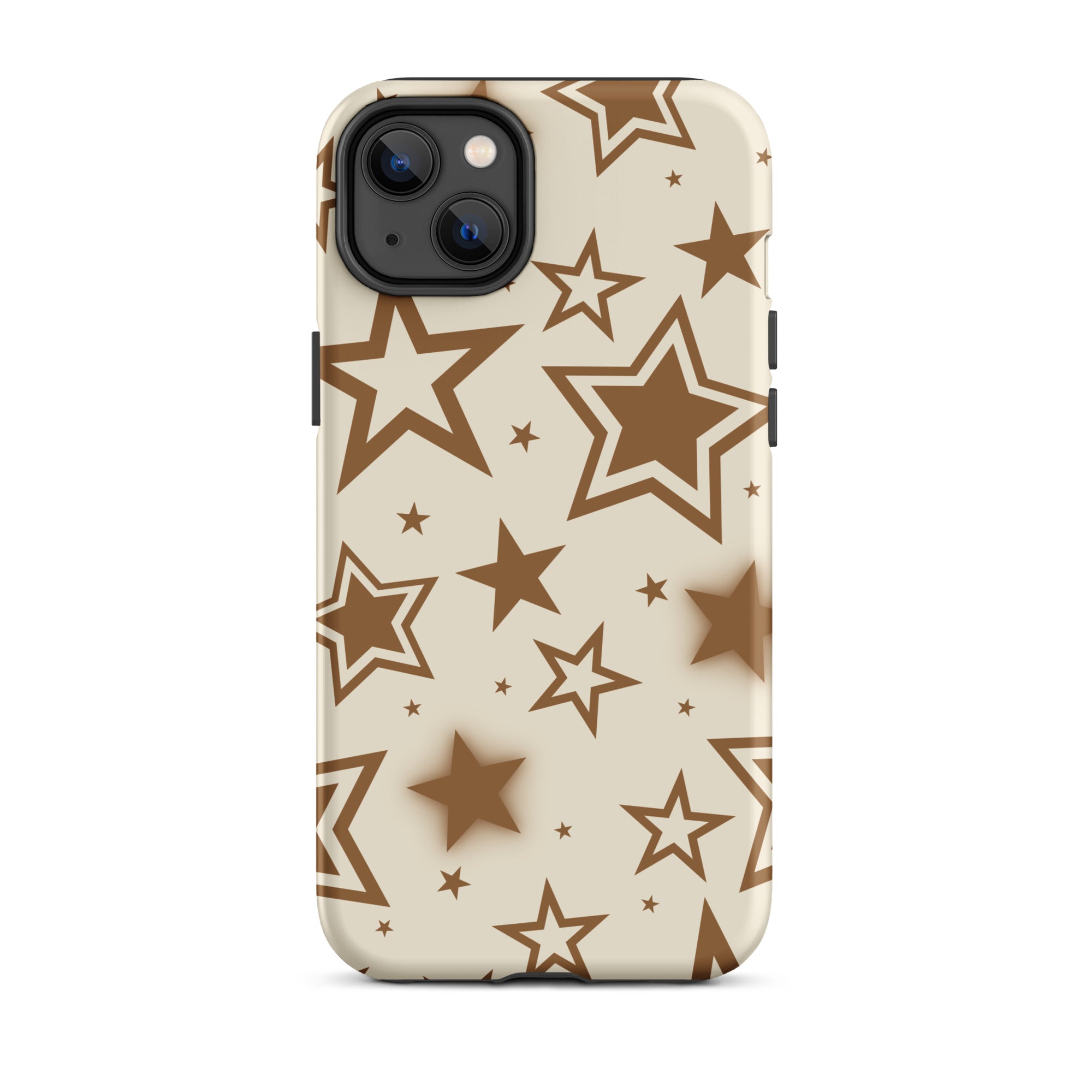 Brown Stardust iPhone Case