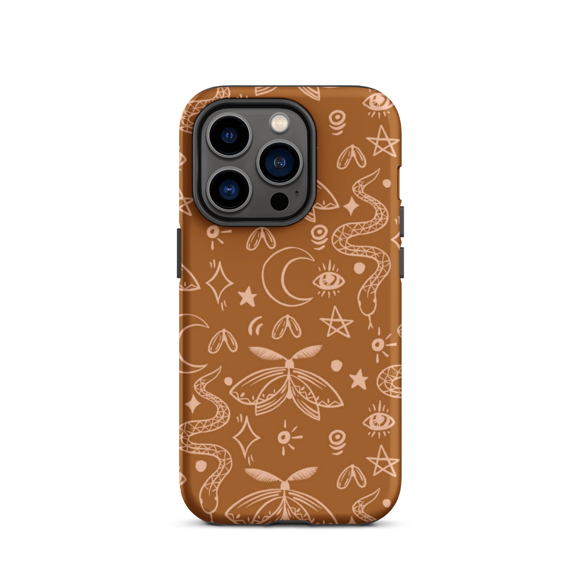 Golden Serpent iPhone Case iPhone 14 Pro Matte