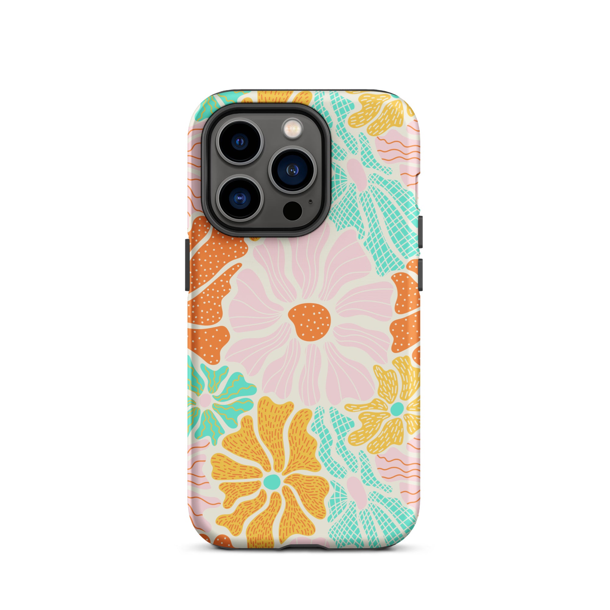 Neon Garden iPhone Case iPhone 14 Pro Matte