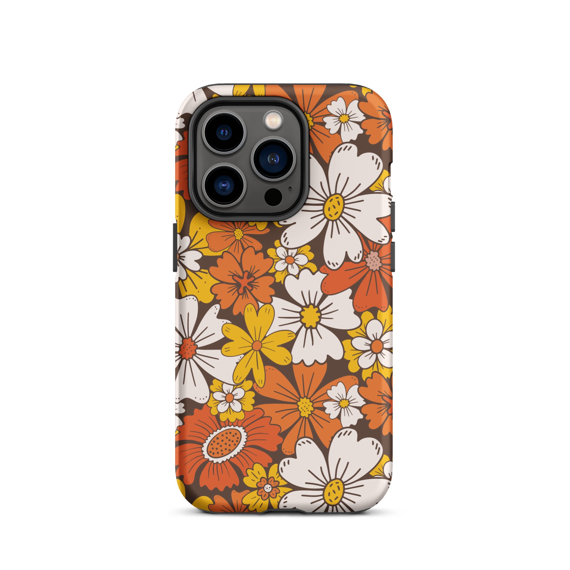Retro Bloom iPhone Case iPhone 14 Pro Matte